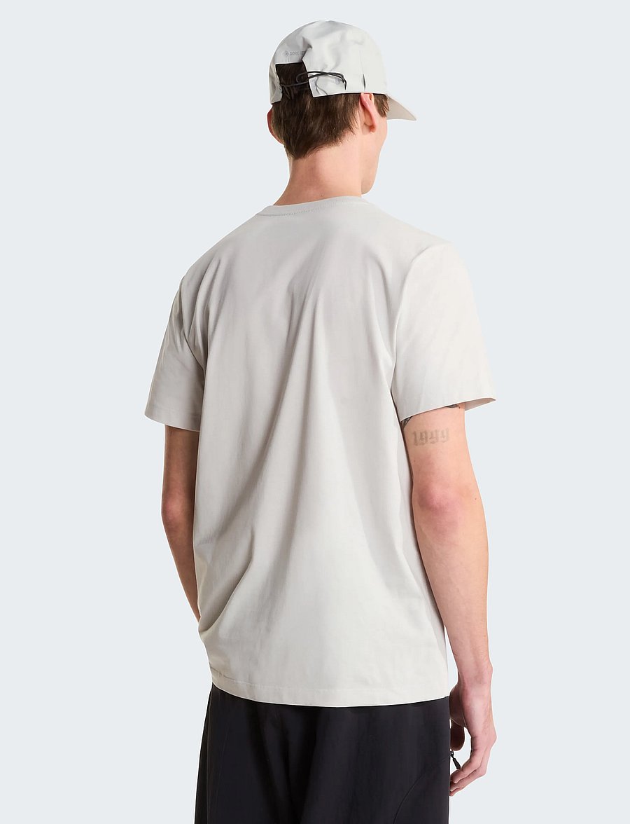 The North Face - M EVOLUTION SIMPLE DOME REGULAR SHORT SL - oberteile & t-shirts - cumulus cloud - 5