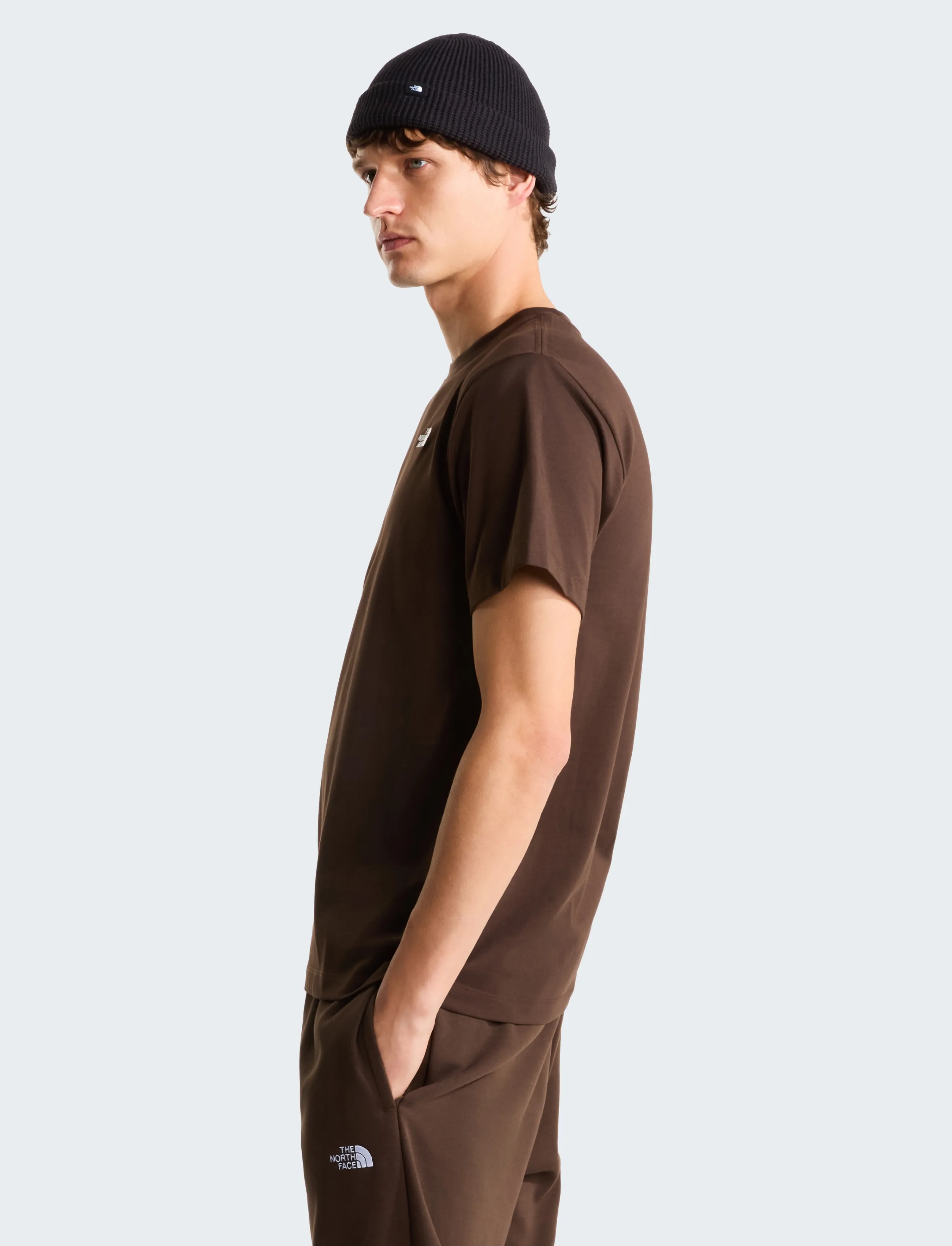 The North Face - M EVOLUTION SIMPLE DOME REGULAR SHORT SL - oberteile & t-shirts - dark chestnut - 4
