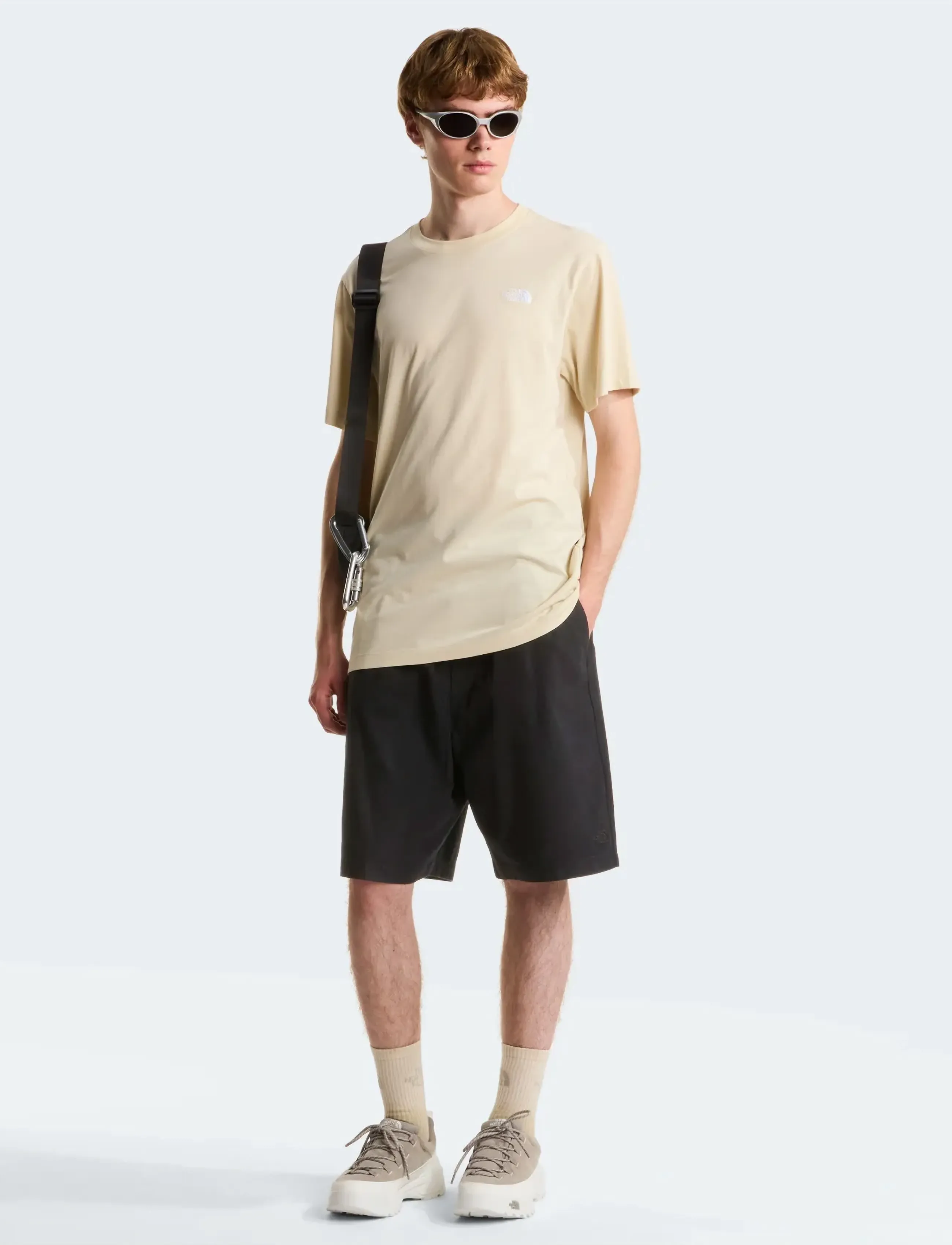 The North Face - M EVOLUTION SIMPLE DOME REGULAR SHORT SL - oberteile & t-shirts - desert stone - 3