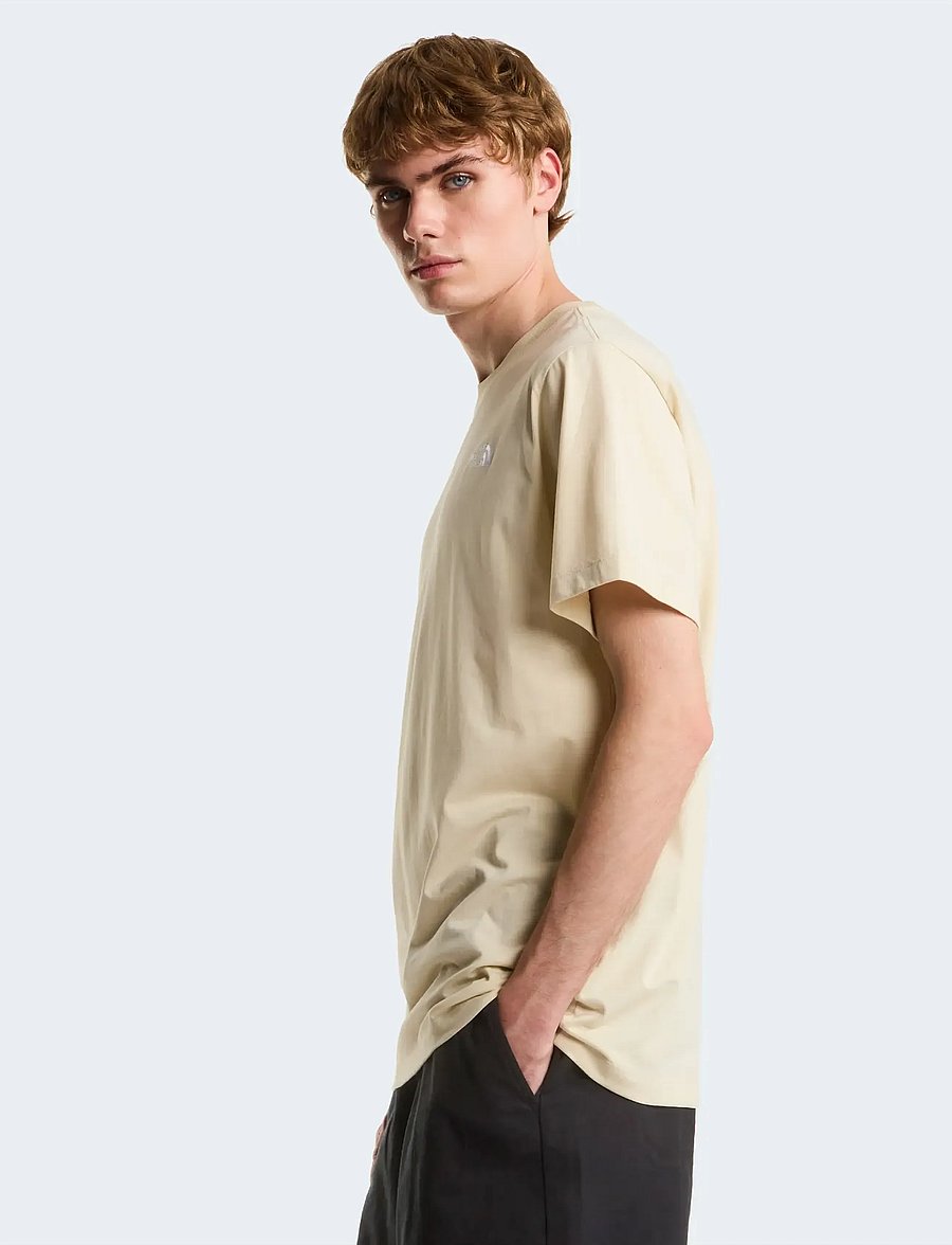 The North Face - M EVOLUTION SIMPLE DOME REGULAR SHORT SL - oberteile & t-shirts - desert stone - 4