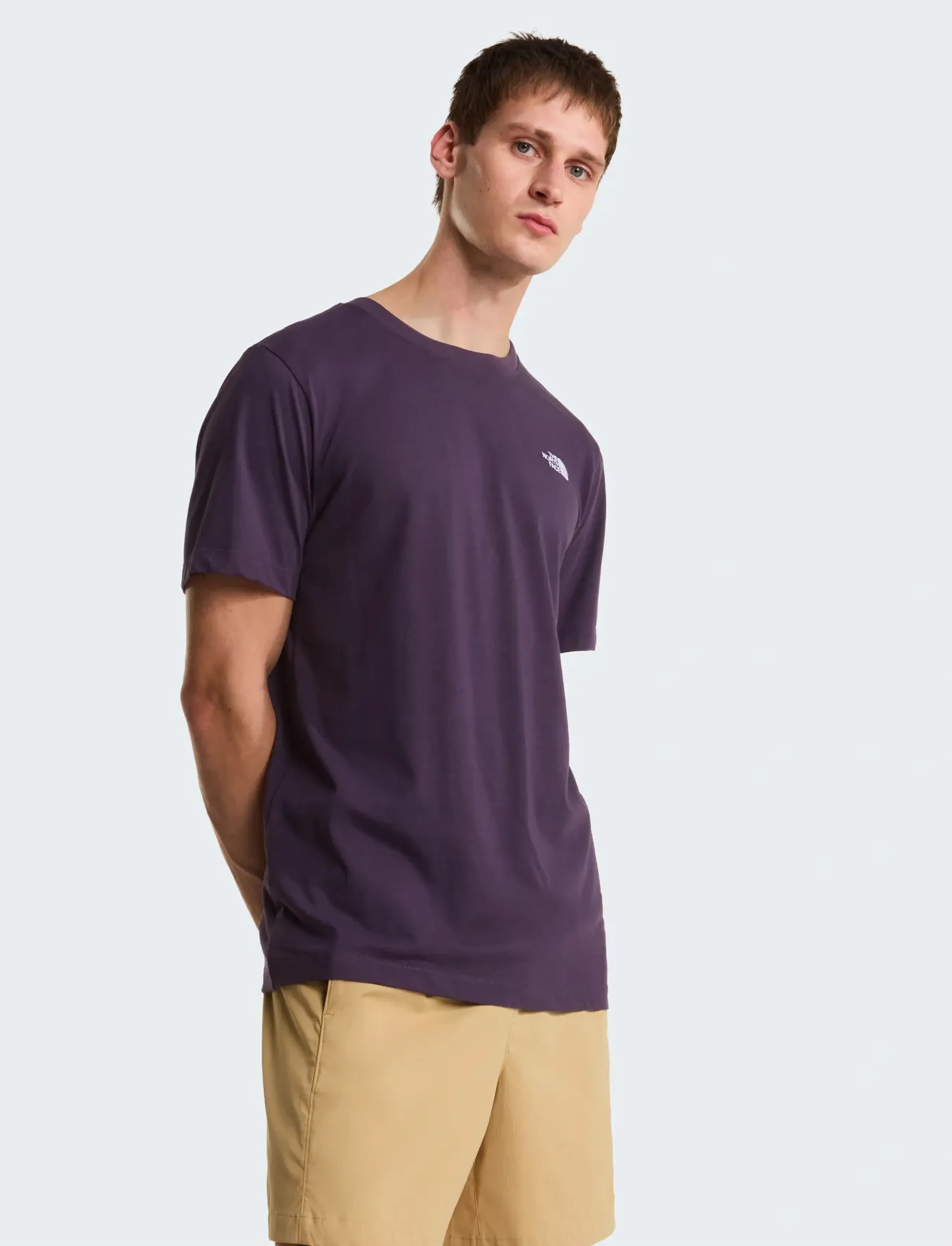 The North Face M EVOLUTION SIMPLE DOME REGULAR SHORT SL - Marškinėliai - ENDLESS DUSK / purple