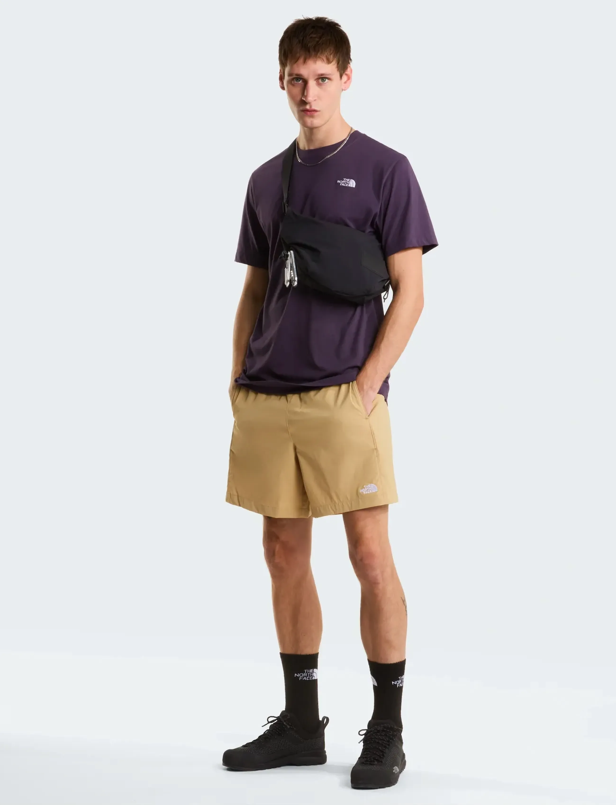 The North Face - M EVOLUTION SIMPLE DOME REGULAR SHORT SL - oberteile & t-shirts - endless dusk - 3