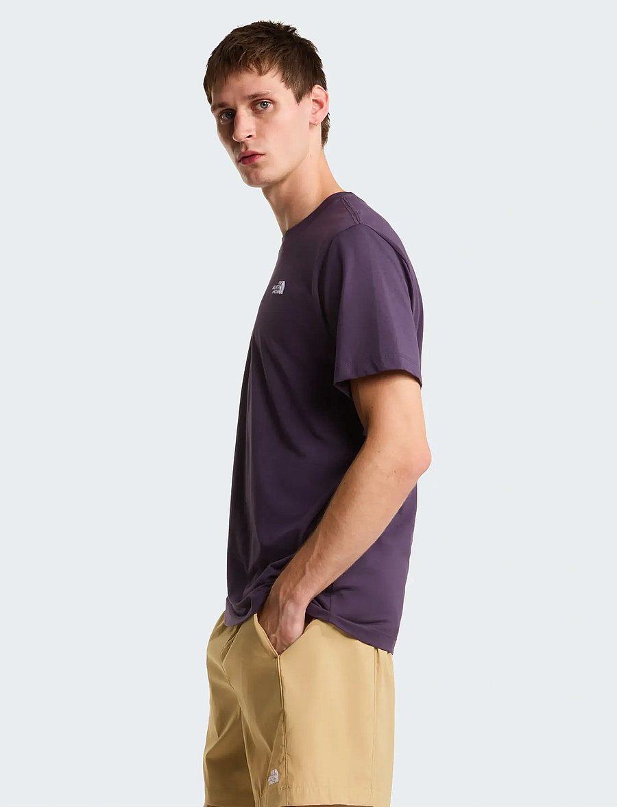 The North Face - M EVOLUTION SIMPLE DOME REGULAR SHORT SL - oberteile & t-shirts - endless dusk - 4