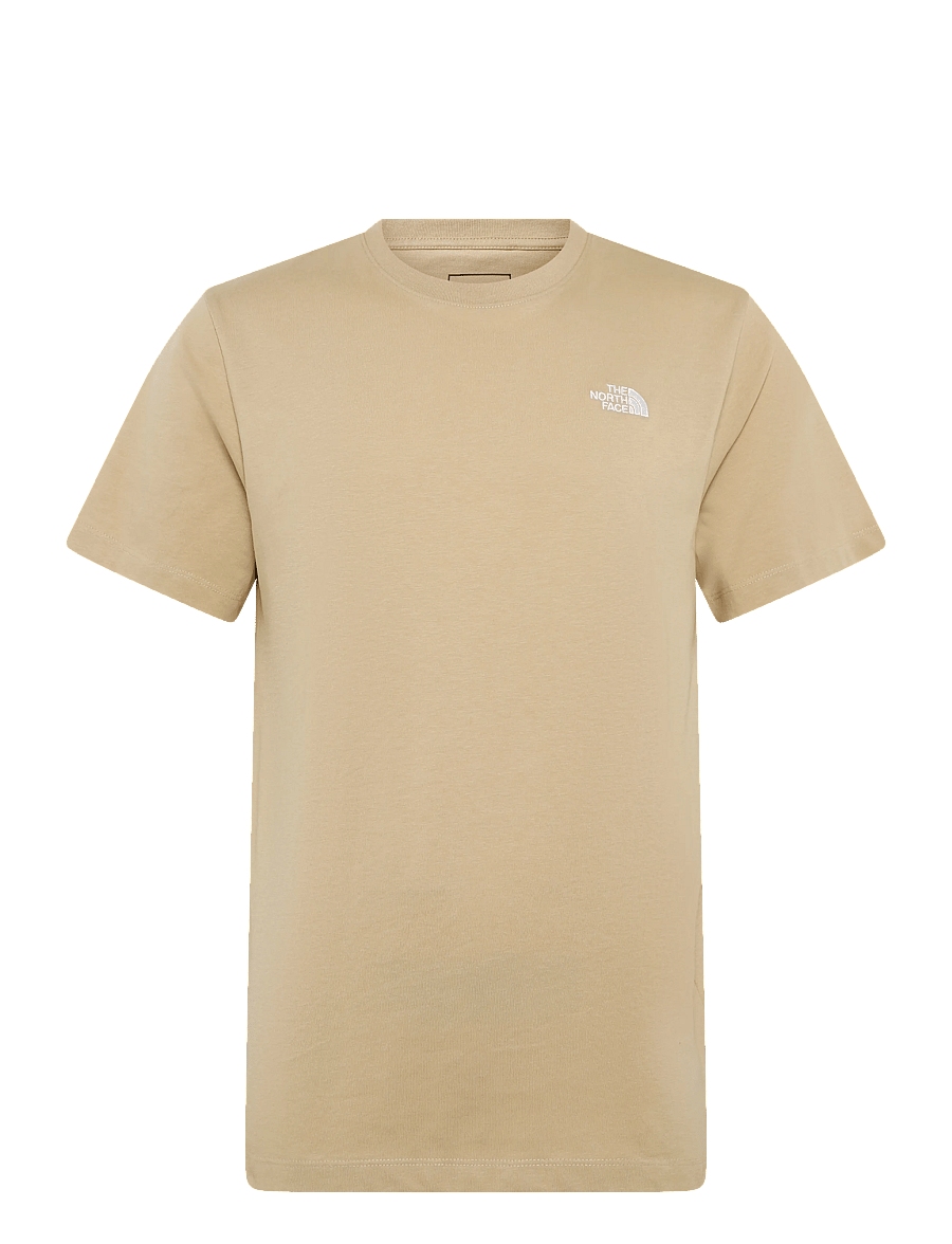 The North Face - M EVOLUTION SIMPLE DOME REGULAR SHORT SL - oberteile & t-shirts - khaki stone - 1