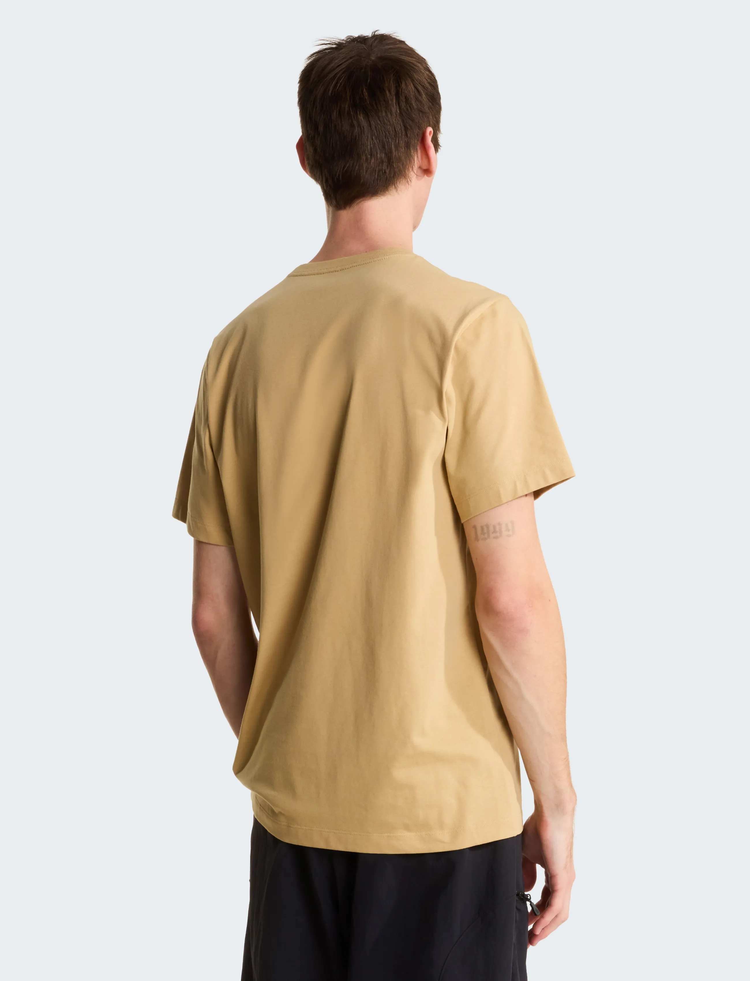 The North Face - M EVOLUTION SIMPLE DOME REGULAR SHORT SL - t-shirts - khaki stone - 5