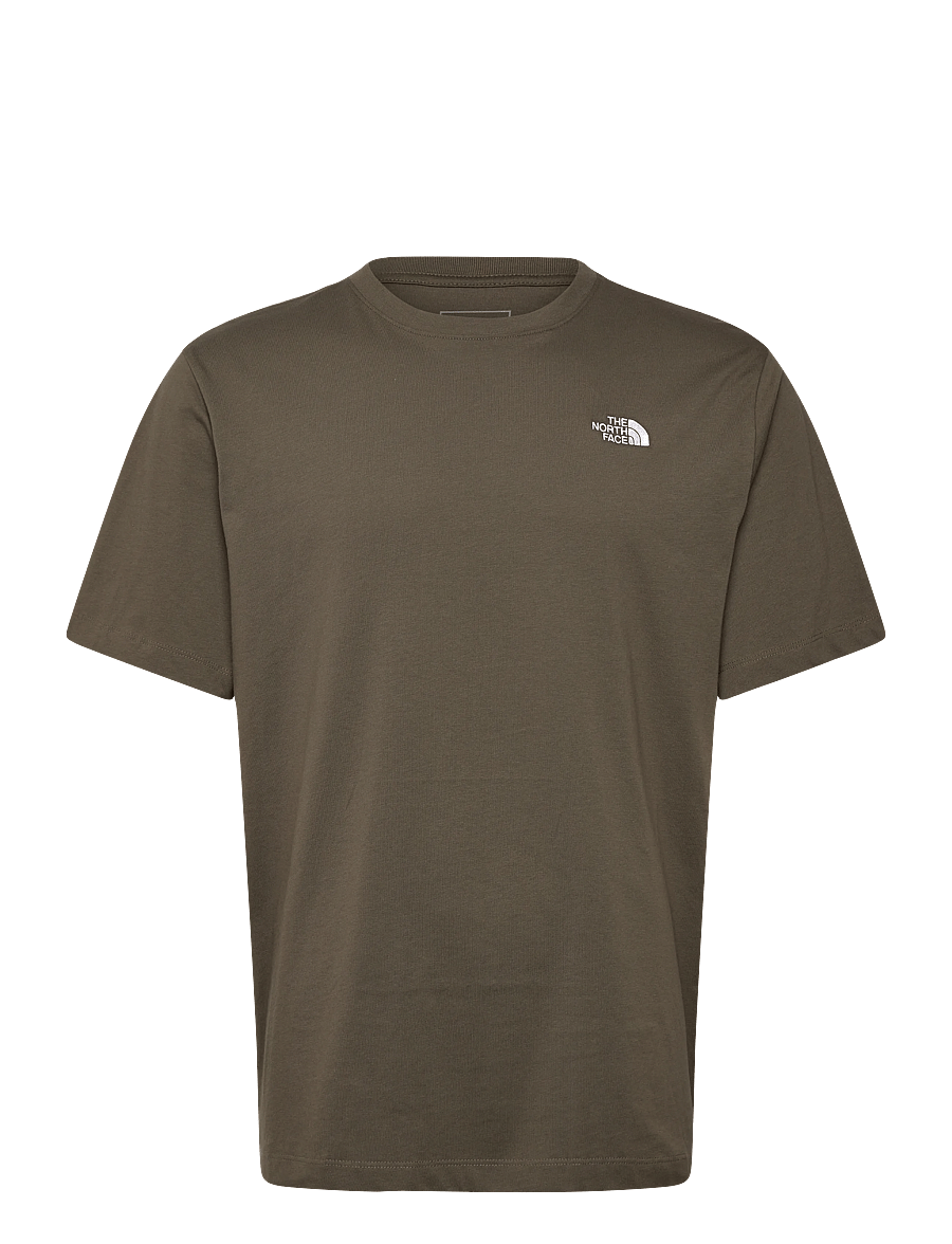 The North Face - M EVOLUTION SIMPLE DOME REGULAR SHORT SL - oberteile & t-shirts - new taupe green - 1
