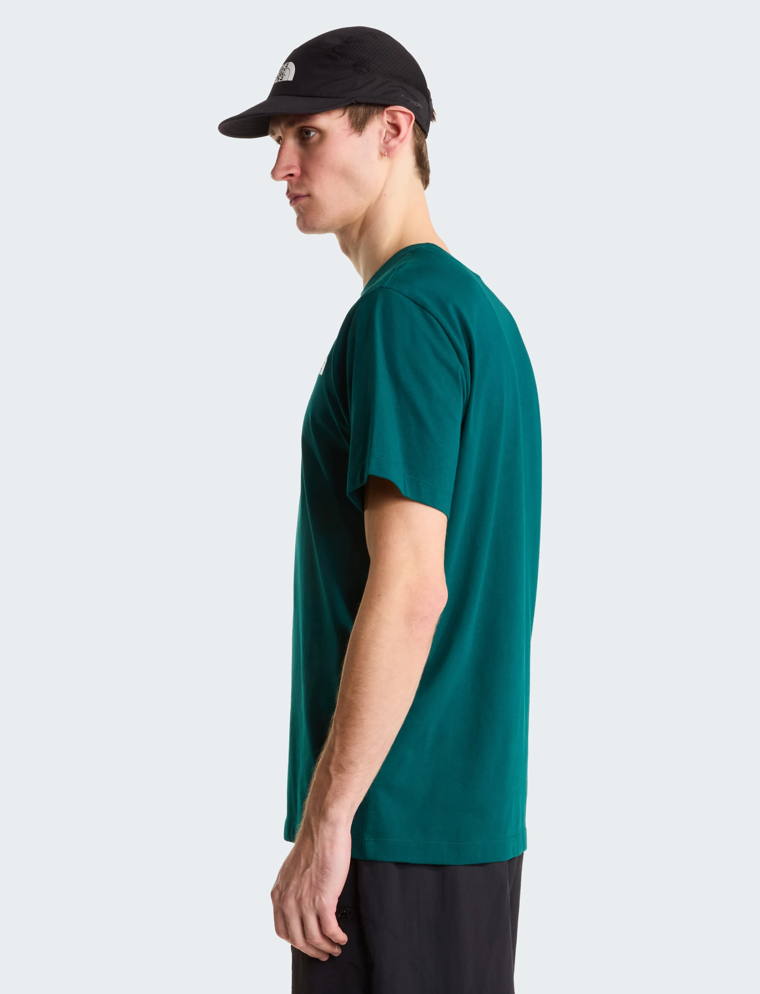 The North Face - M EVOLUTION SIMPLE DOME REGULAR SHORT SL - t-shirts - pacific teal - 4