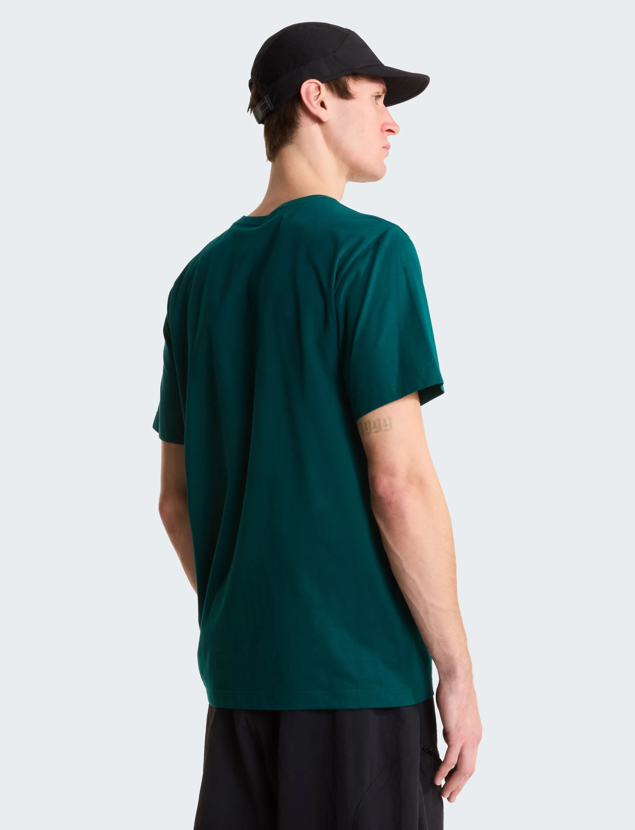 The North Face - M EVOLUTION SIMPLE DOME REGULAR SHORT SL - t-shirts - pacific teal - 5