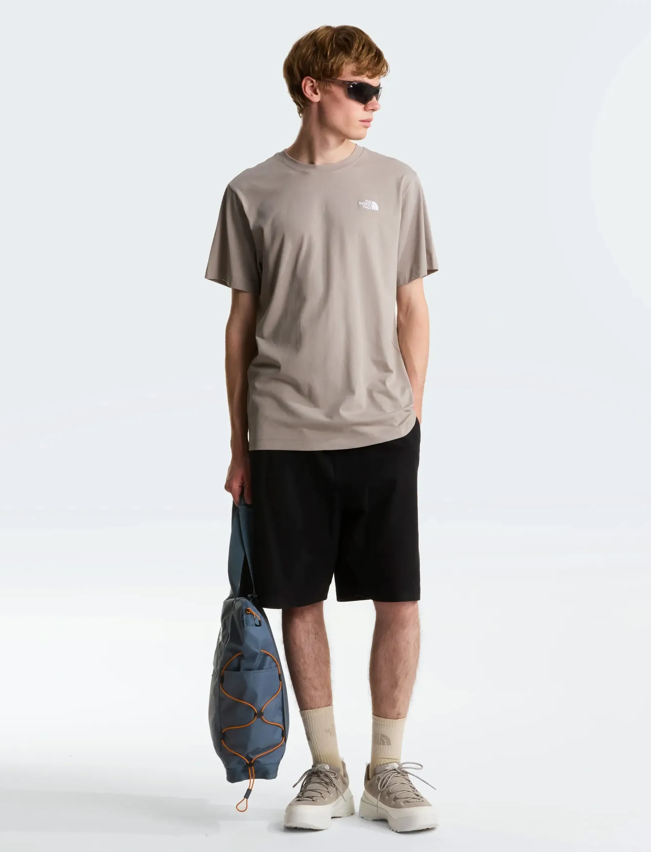The North Face - M EVOLUTION SIMPLE DOME REGULAR SHORT SL - topit & t-paidat - stone slab - 3