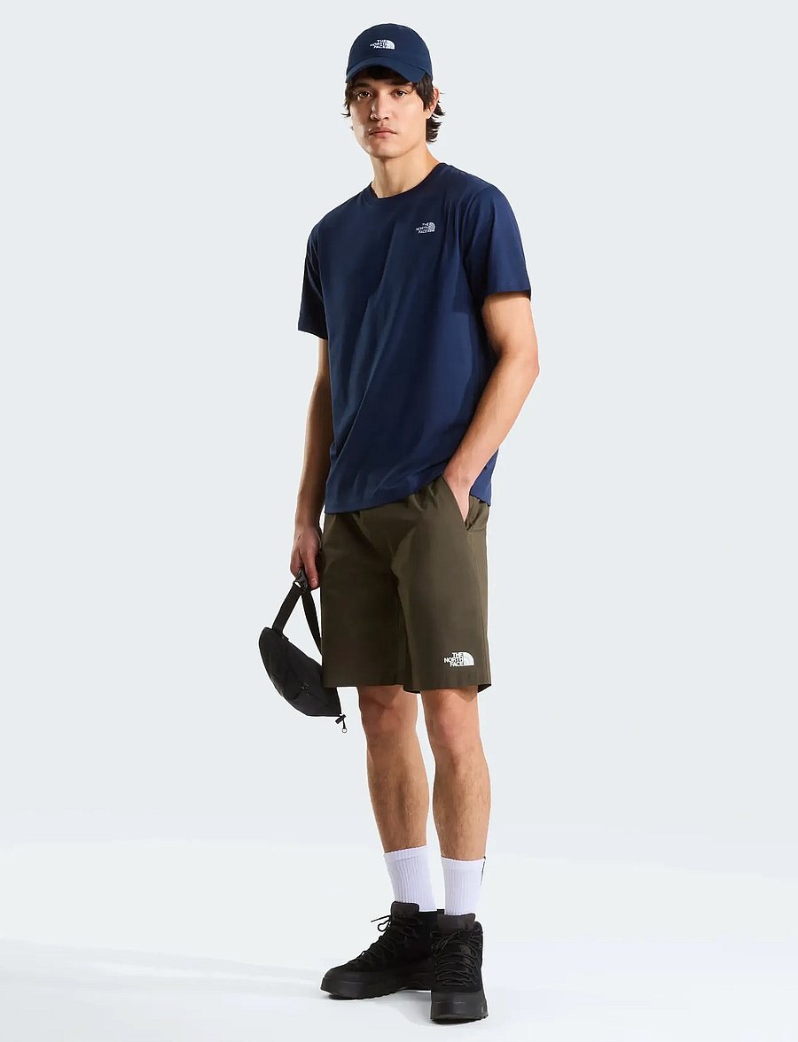 The North Face - M EVOLUTION SIMPLE DOME REGULAR SHORT SL - oberteile & t-shirts - summit navy - 3