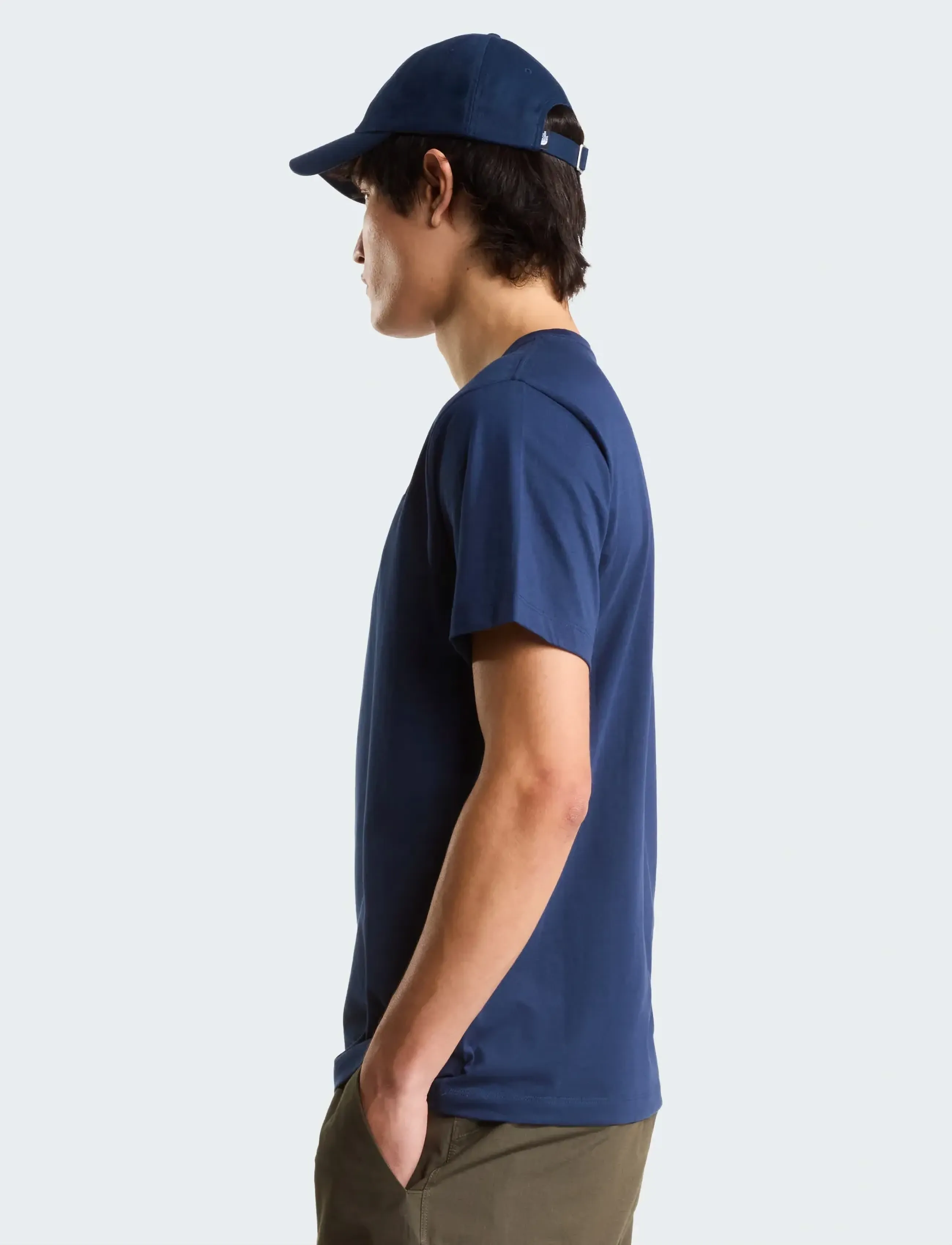The North Face - M EVOLUTION SIMPLE DOME REGULAR SHORT SL - oberteile & t-shirts - summit navy - 4