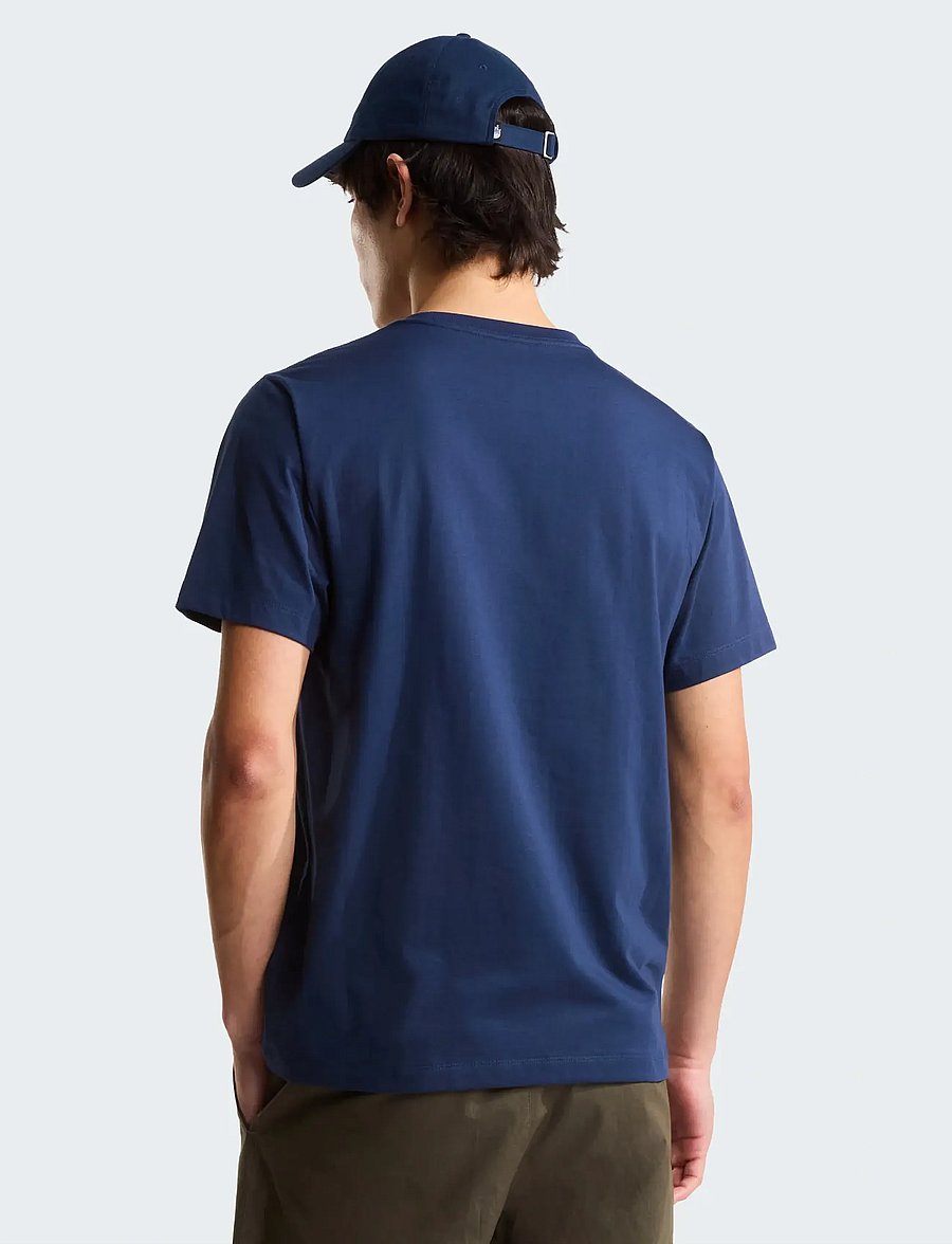 The North Face - M EVOLUTION SIMPLE DOME REGULAR SHORT SL - oberteile & t-shirts - summit navy - 5
