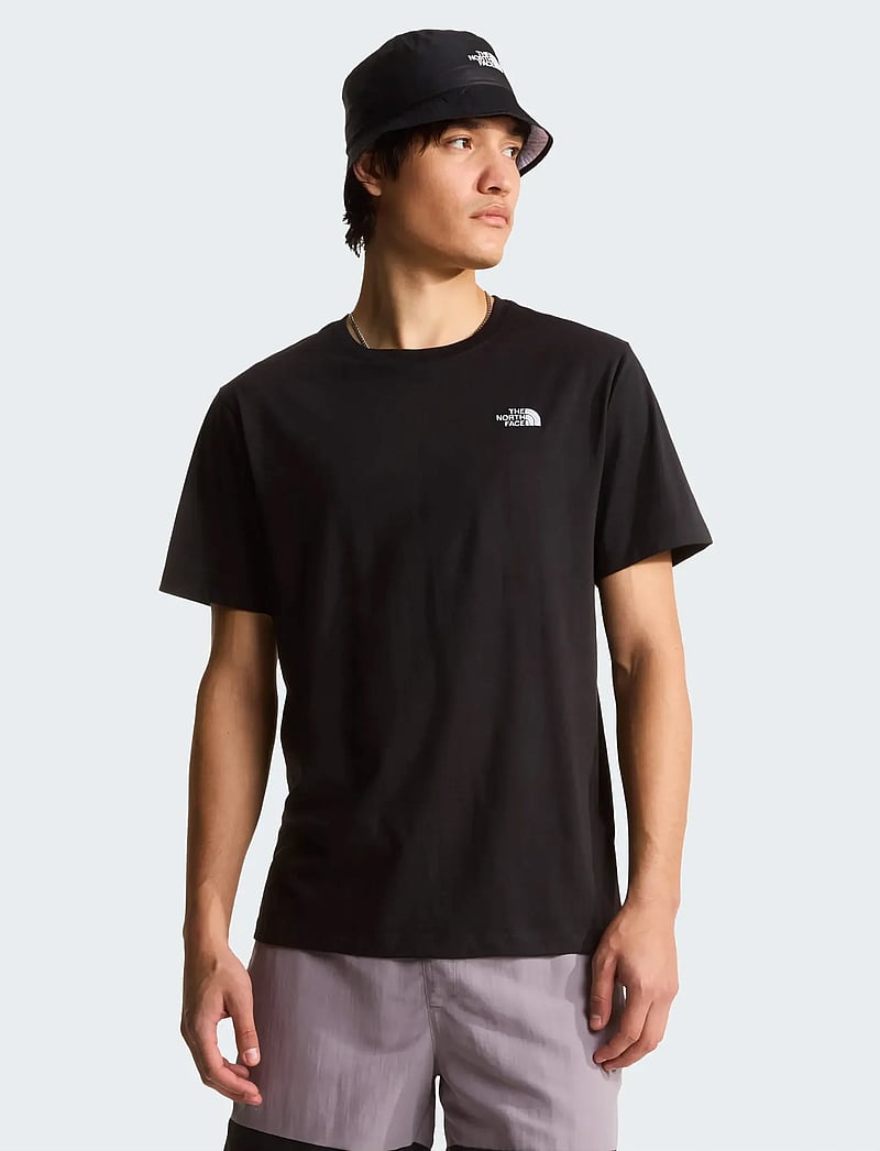 The North Face - M EVOLUTION SIMPLE DOME REGULAR SHORT SL - oberteile & t-shirts - tnf black - 0