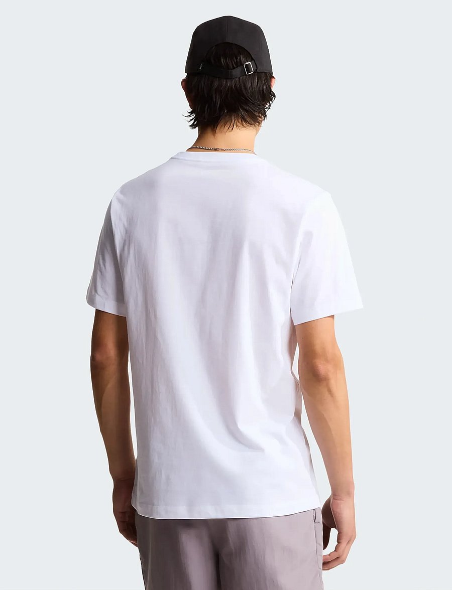 The North Face - M EVOLUTION SIMPLE DOME REGULAR SHORT SL - topit & t-paidat - tnf white - 5