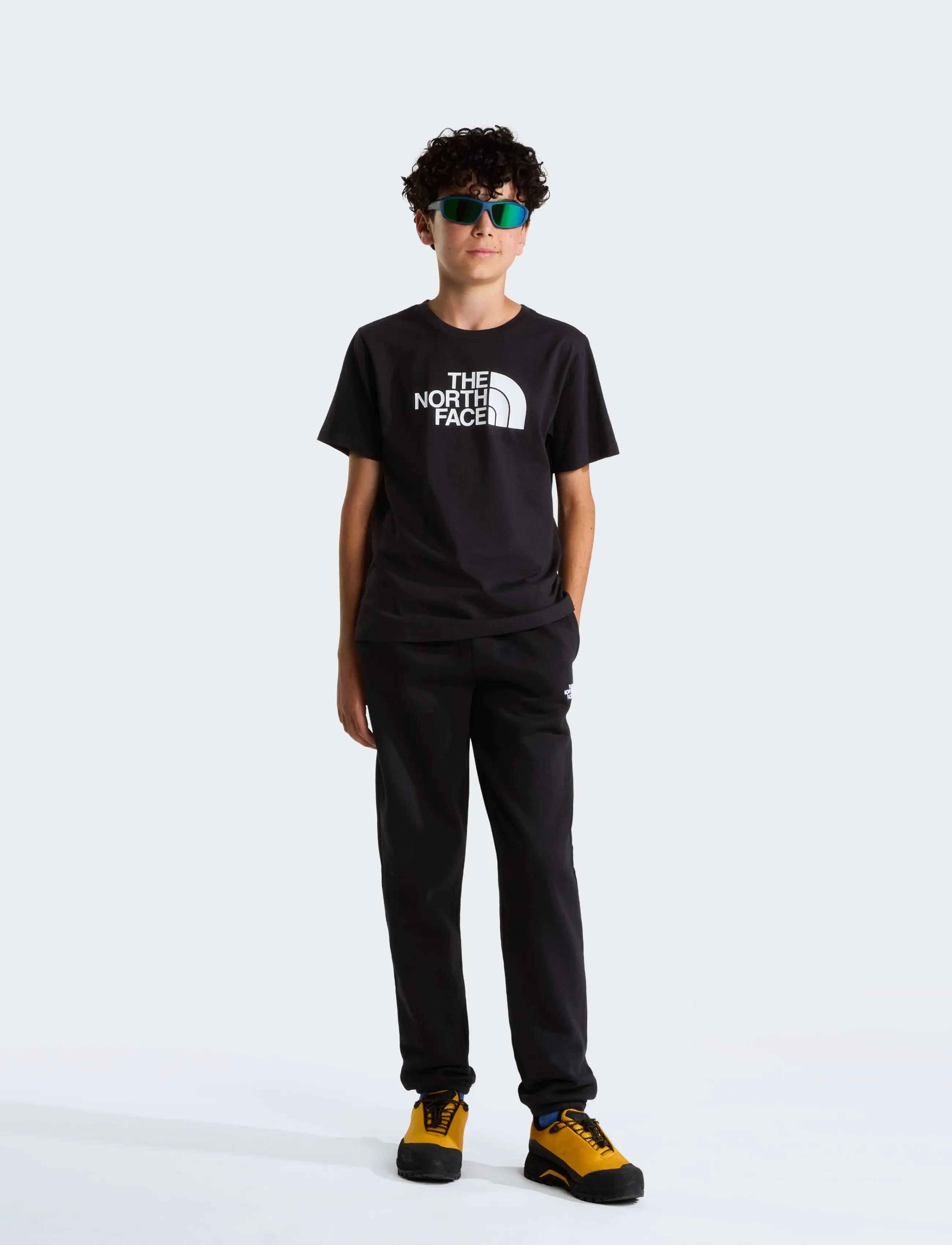 The North Face - TEEN EVOLUTION HALF DOME SS TEE - sportiniai marškinėliai - tnf black - 3
