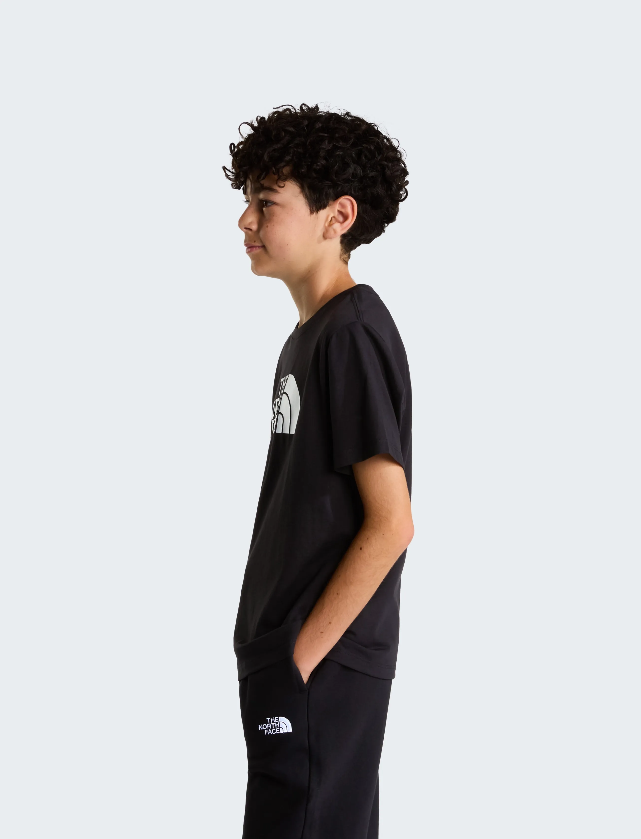 The North Face - TEEN EVOLUTION HALF DOME SS TEE - sportiniai marškinėliai - tnf black - 4