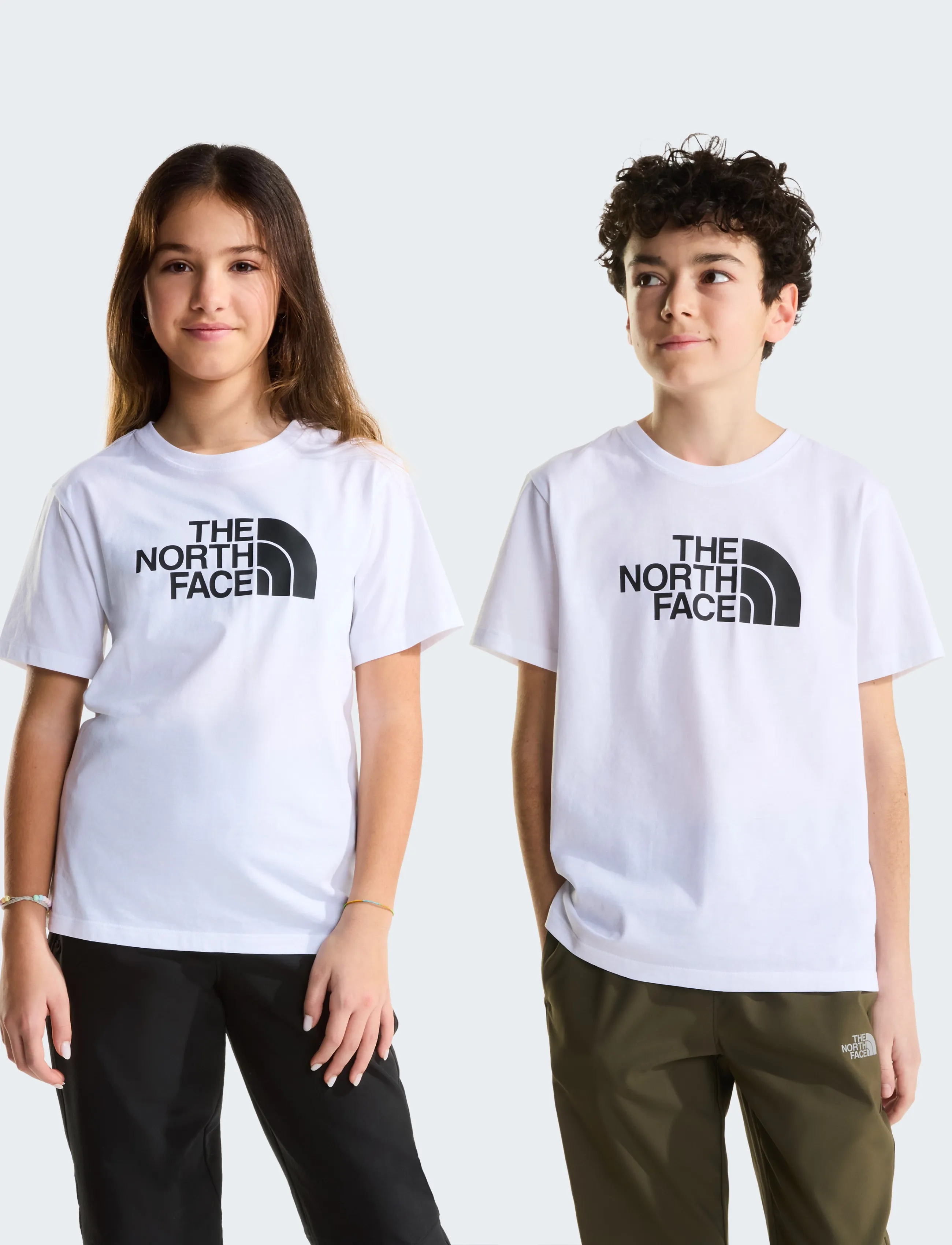 The North Face TEEN EVOLUTION HALF DOME SS TEE - Sporditopid - TNF WHITE / white