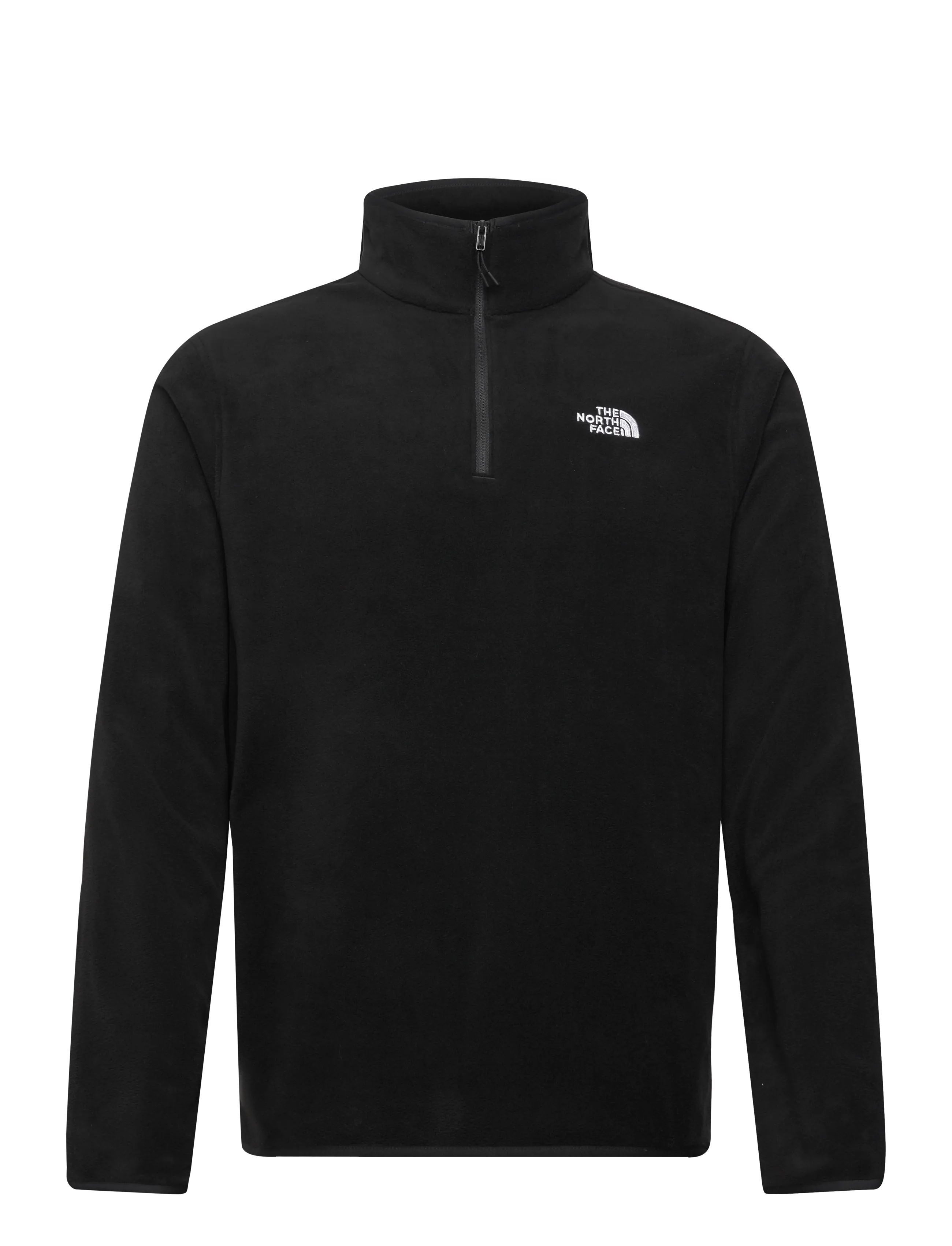 The North Face M GLACIER FLEECE 1/4 ZIP JACKET - Fleece-Pullover - TNF BLACK / black