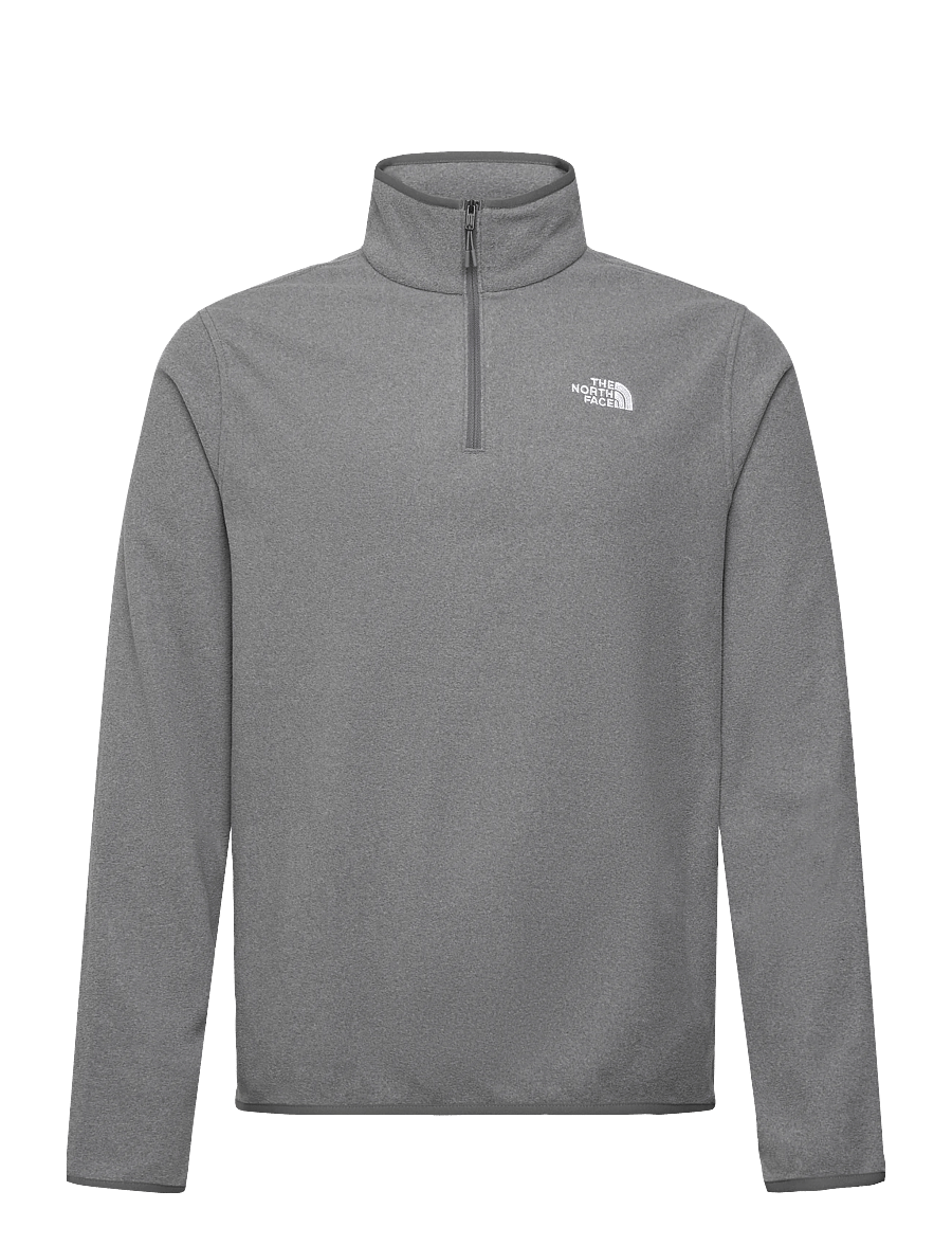 The North Face - M GLACIER FLEECE 1/4 ZIP JACKET - fleece & midlayer - tnf mid grey heather - 1