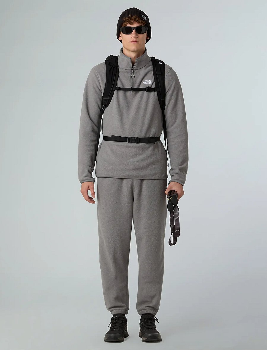 The North Face - M GLACIER FLEECE 1/4 ZIP JACKET - fleece & midlayer - tnf mid grey heather - 3