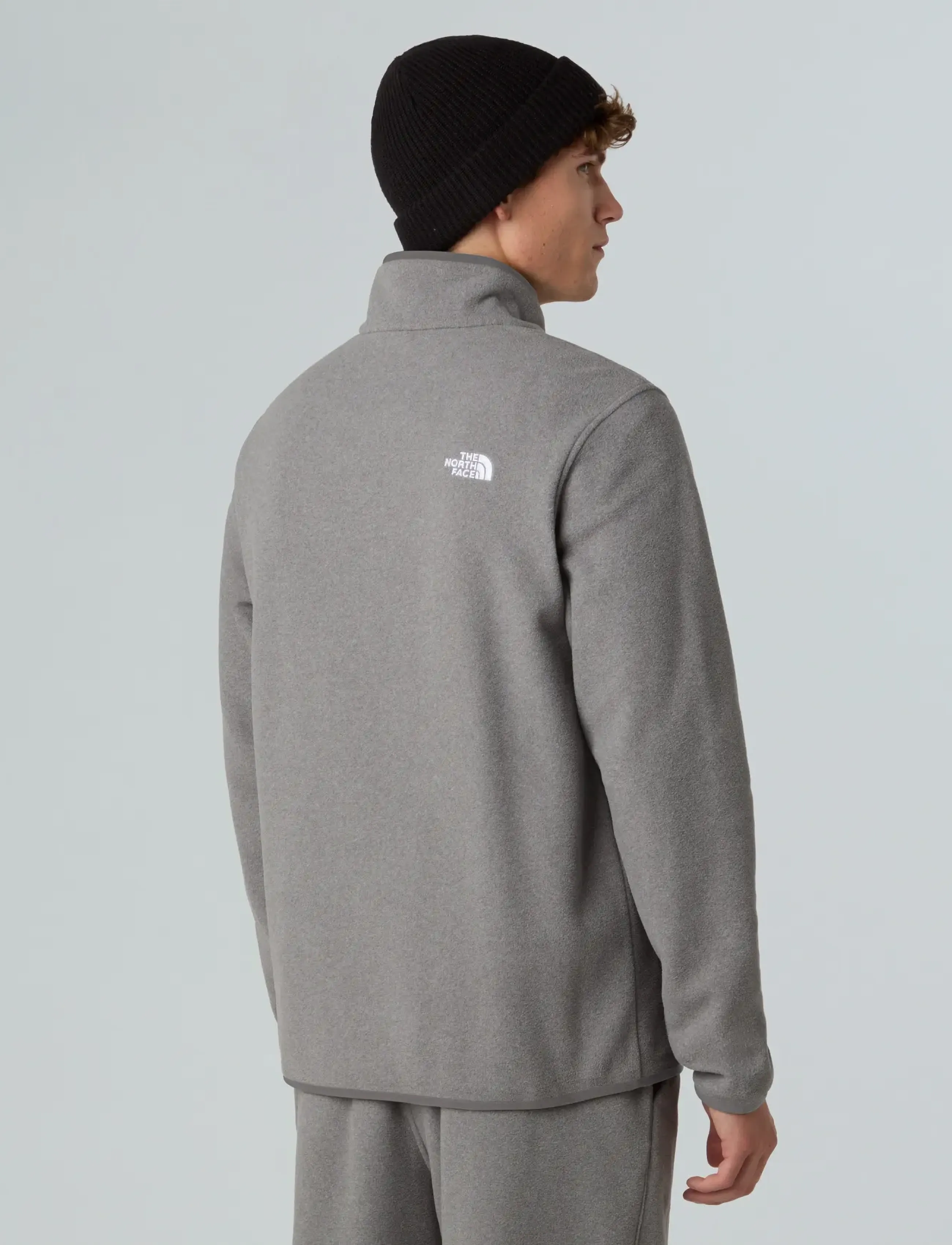 The North Face - M GLACIER FLEECE 1/4 ZIP JACKET - kampsunid ja vahekihid - tnf mid grey heather - 4