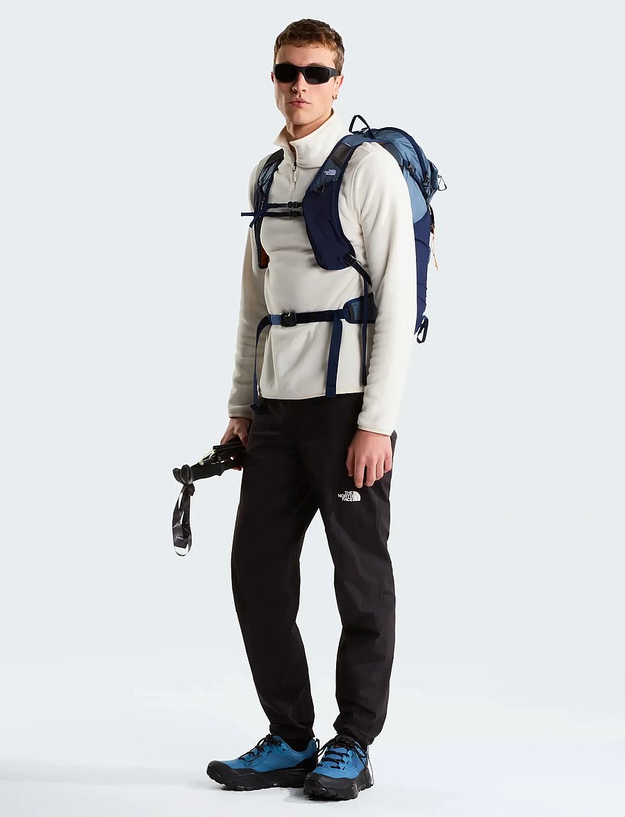 The North Face - M GLACIER FLEECE 1/4 ZIP JACKET - fleece & mellanlager - white dune - 3
