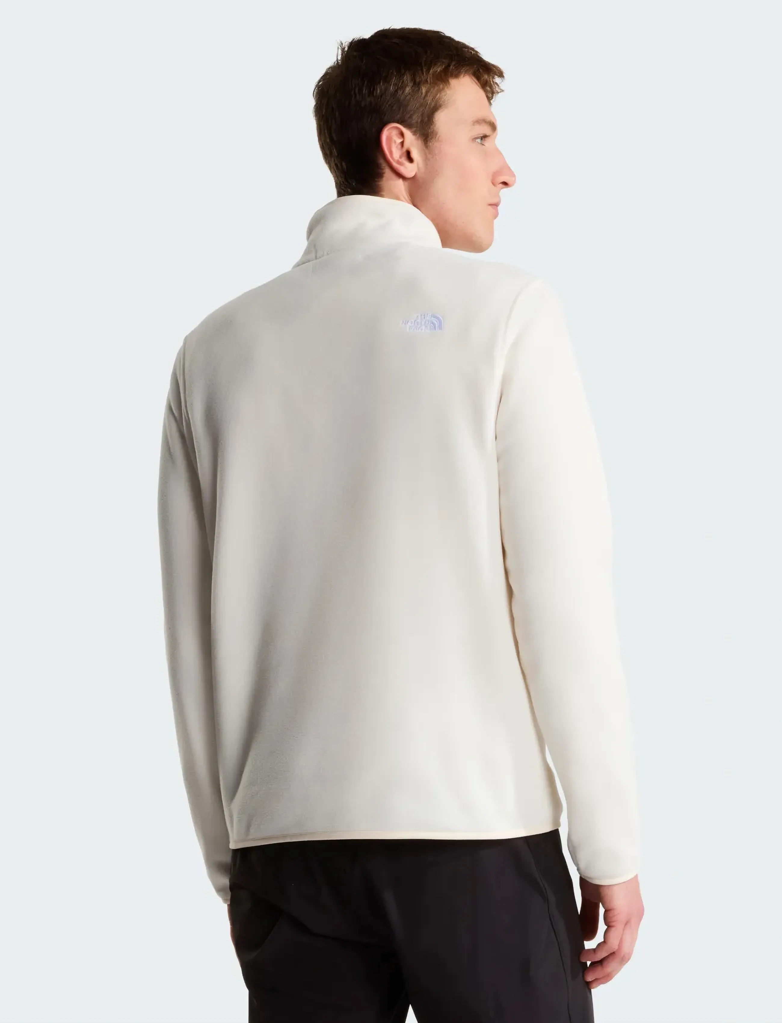 The North Face - M GLACIER FLEECE 1/4 ZIP JACKET - fleeces & midlayers - white dune - 5
