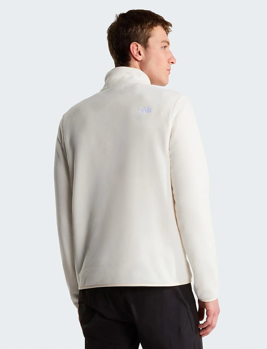 The North Face - M GLACIER FLEECE 1/4 ZIP JACKET - fleece & mellanlager - white dune - 5
