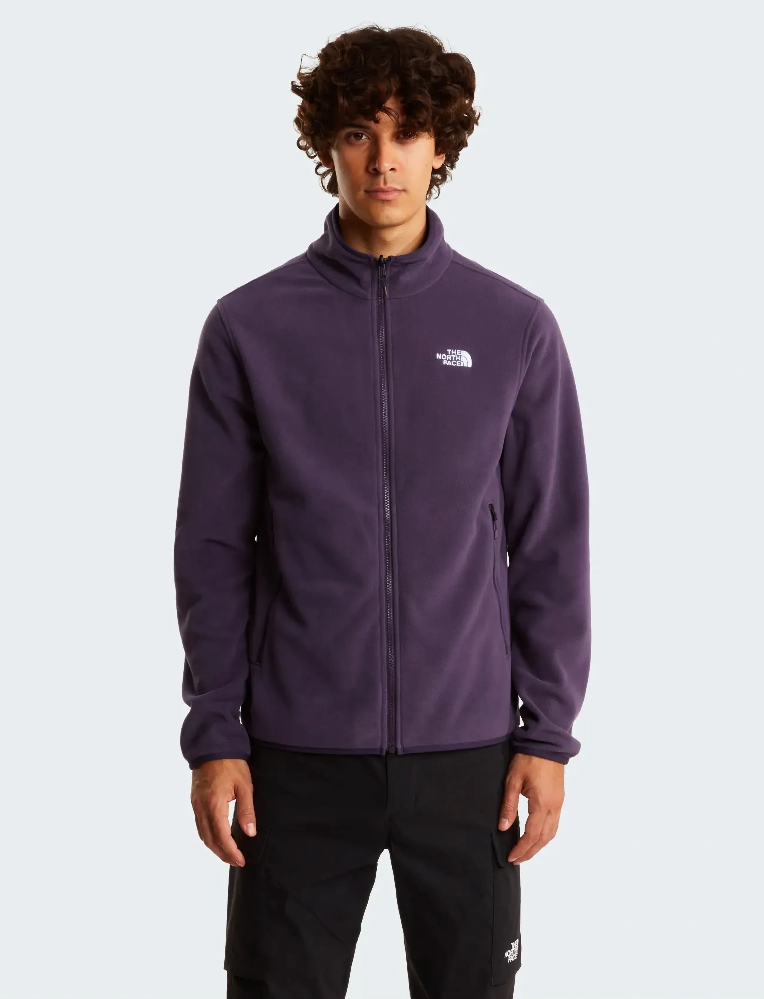 The North Face M Glacier Fleece Jacket, S, Purple, Sport Fleeces & Midlayers > Sport Fleeces, Herre