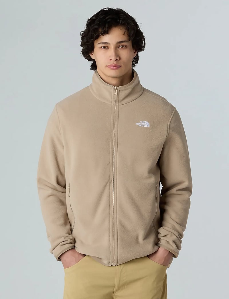 The North Face - M GLACIER FLEECE JACKET - fleece & midlayer - mushroom grey - 0