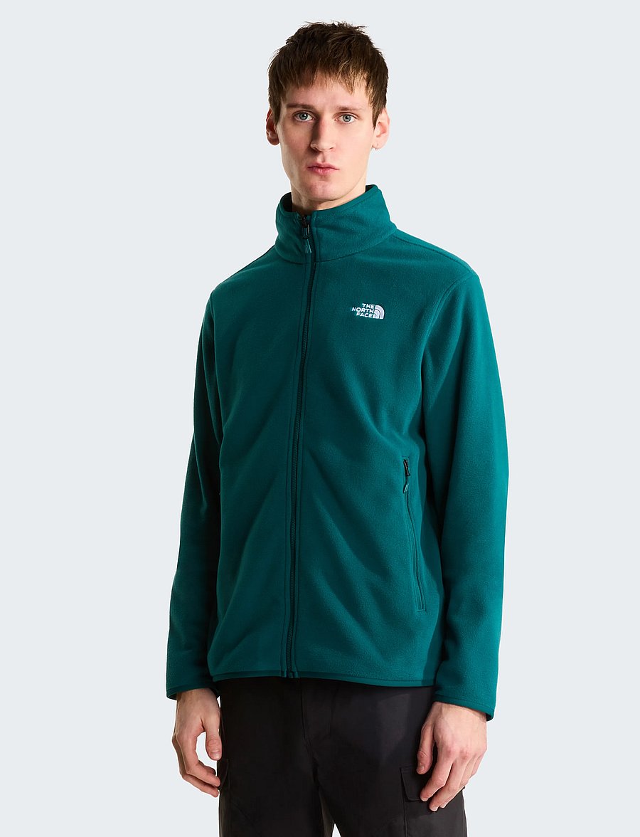 The North Face - M GLACIER FLEECE JACKET - fleece & midlayer - pacific teal - 0
