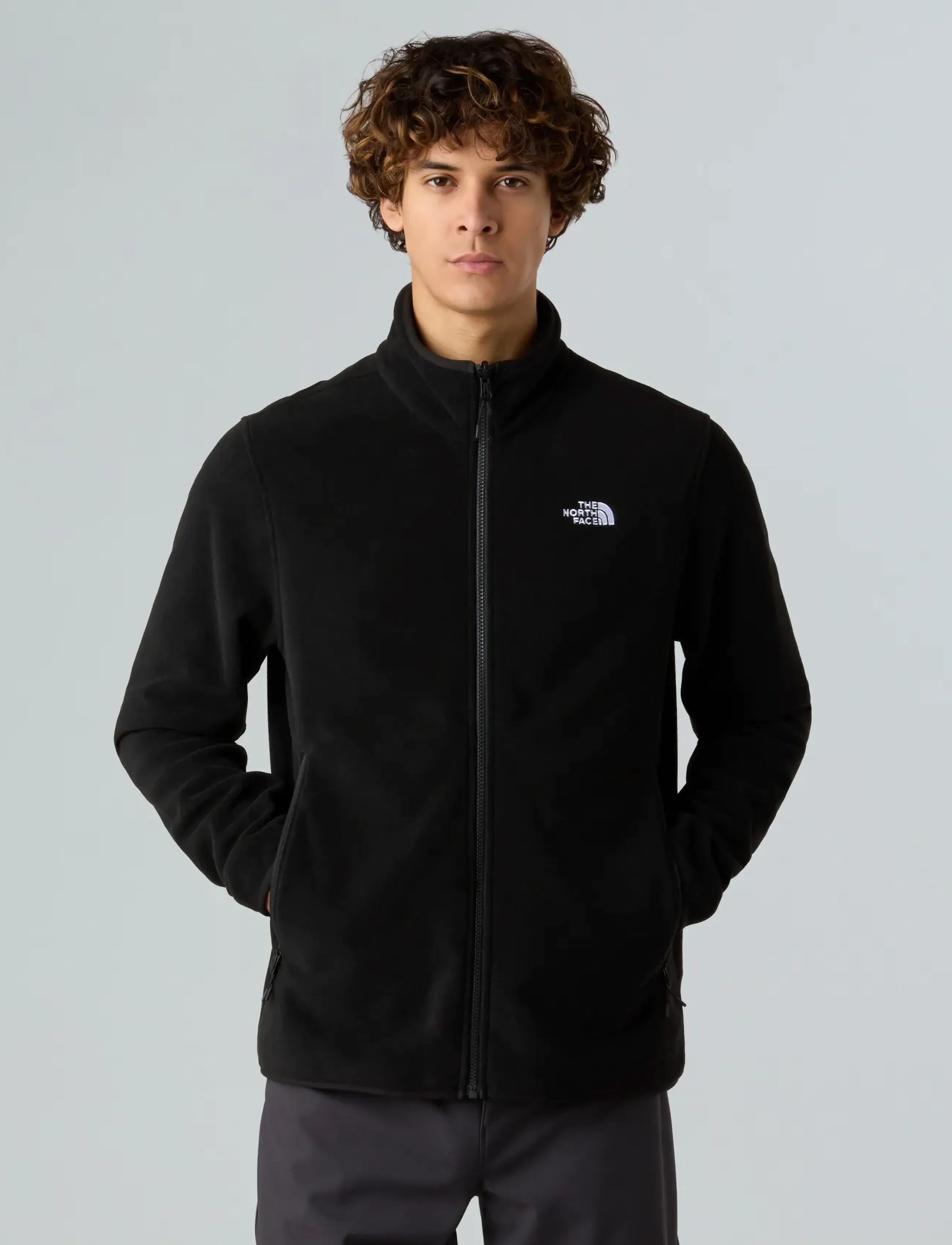 The North Face M GLACIER FLEECE JACKET - Shoppa efter stil - TNF BLACK / black