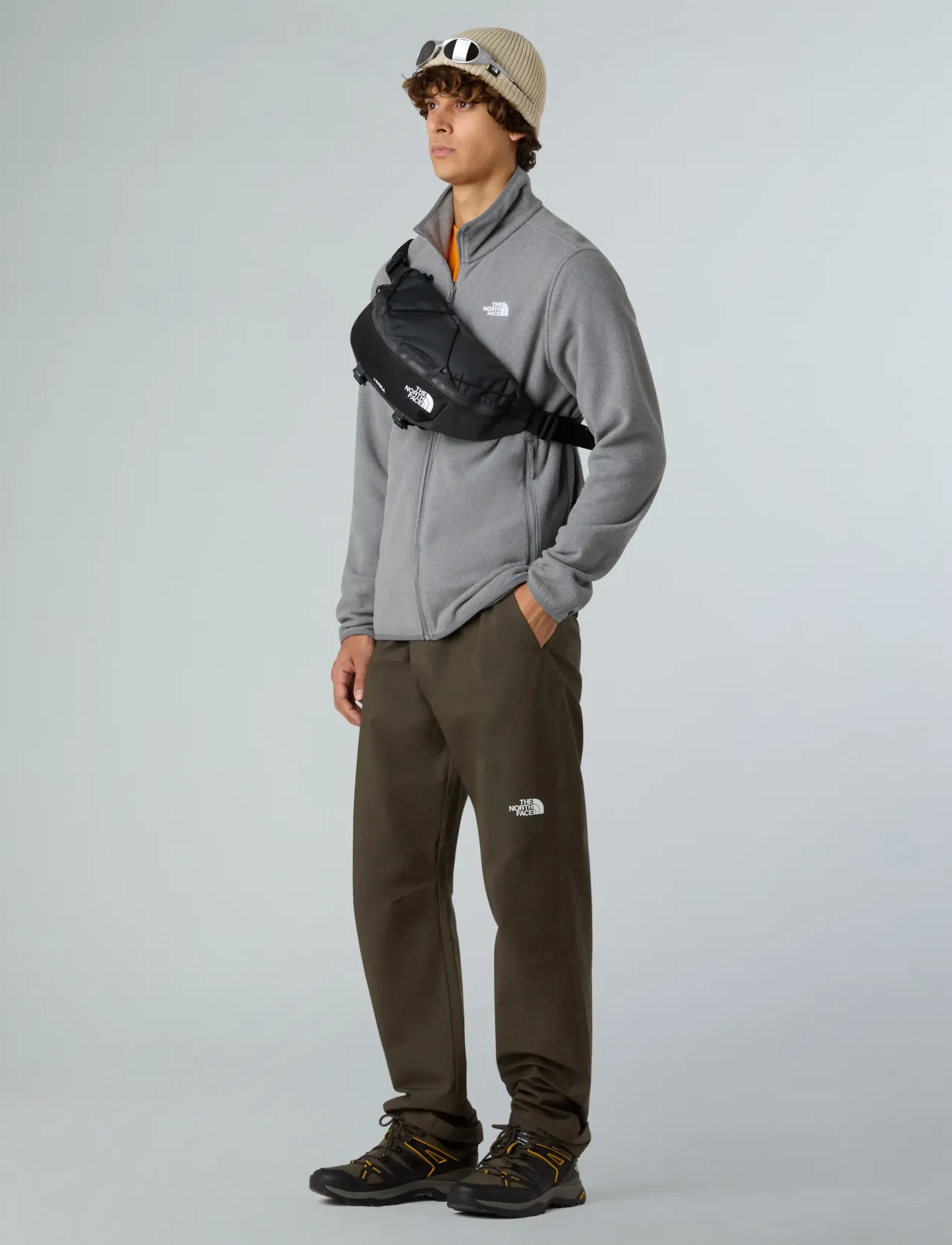 The North Face - M GLACIER FLEECE JACKET - fleece og mellemlag - tnf mid grey heather - 3