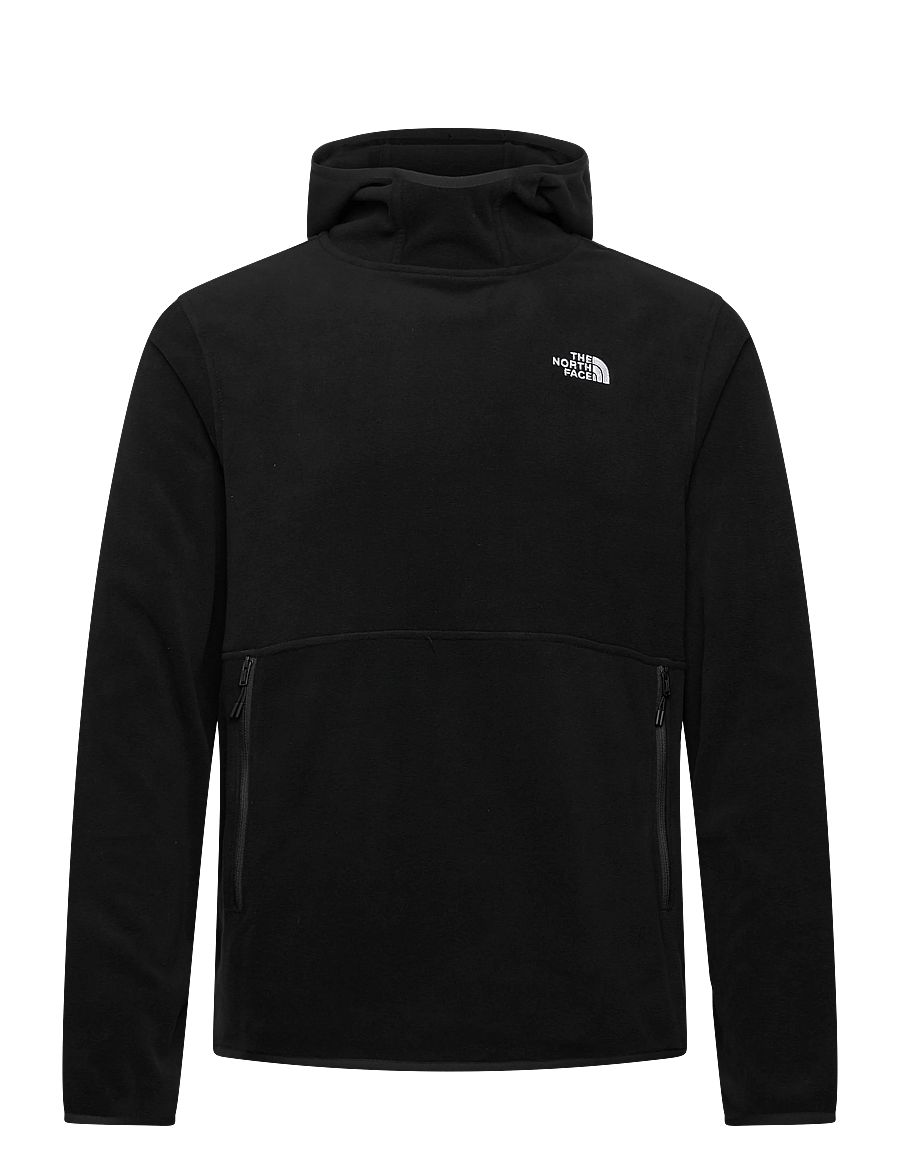 The North Face - M GLACIER FLEECE PULLOVER HOODIE - fleeces & midlayers - tnf black - 1