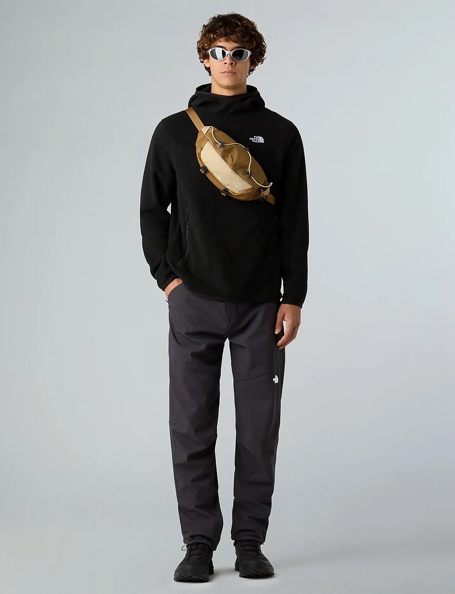 The North Face - M GLACIER FLEECE PULLOVER HOODIE - fleeces & midlayers - tnf black - 3