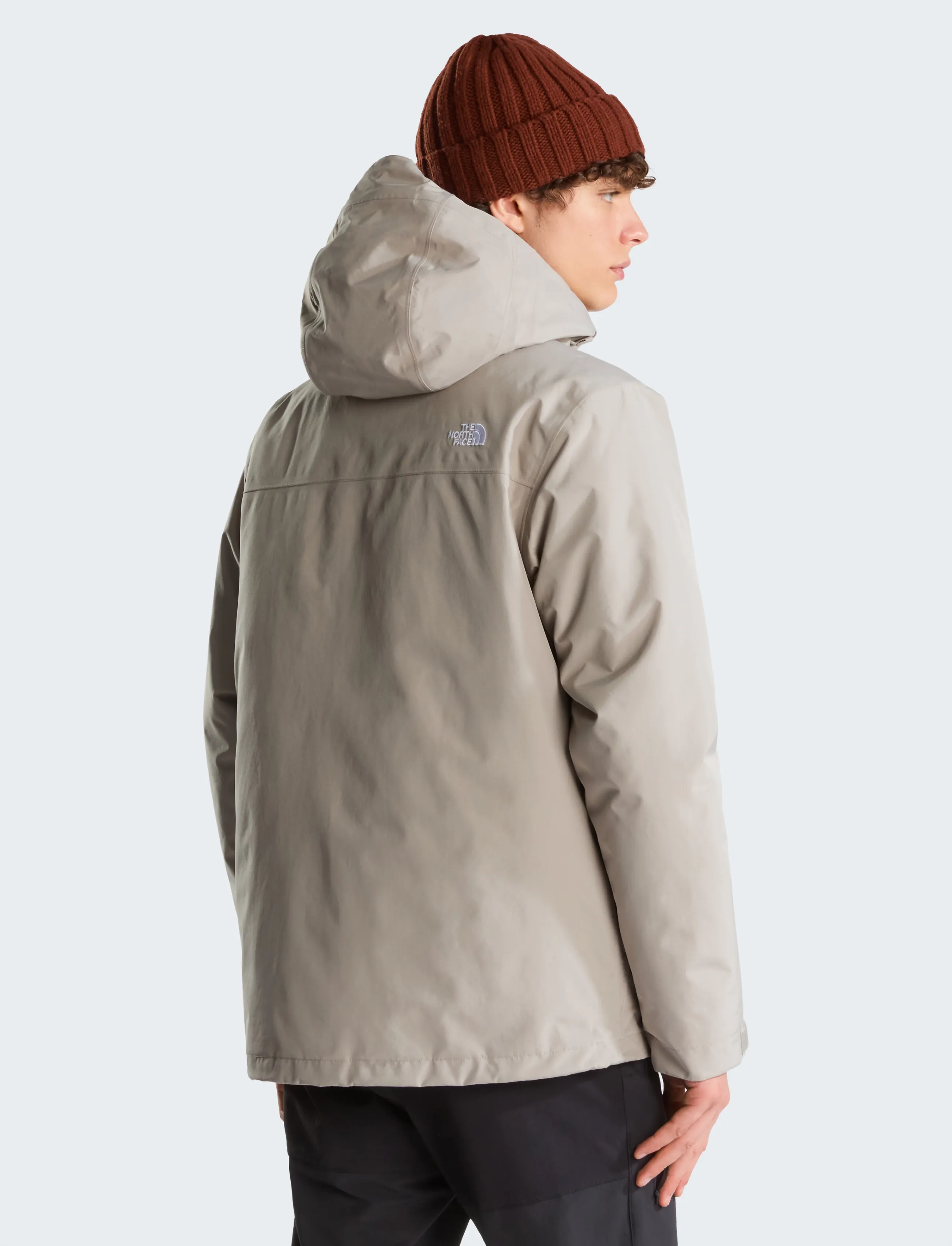 The North Face - M CARTO MONO TRICLIMATE HOODED JACKET - outdoor jacken - stone slab - 5