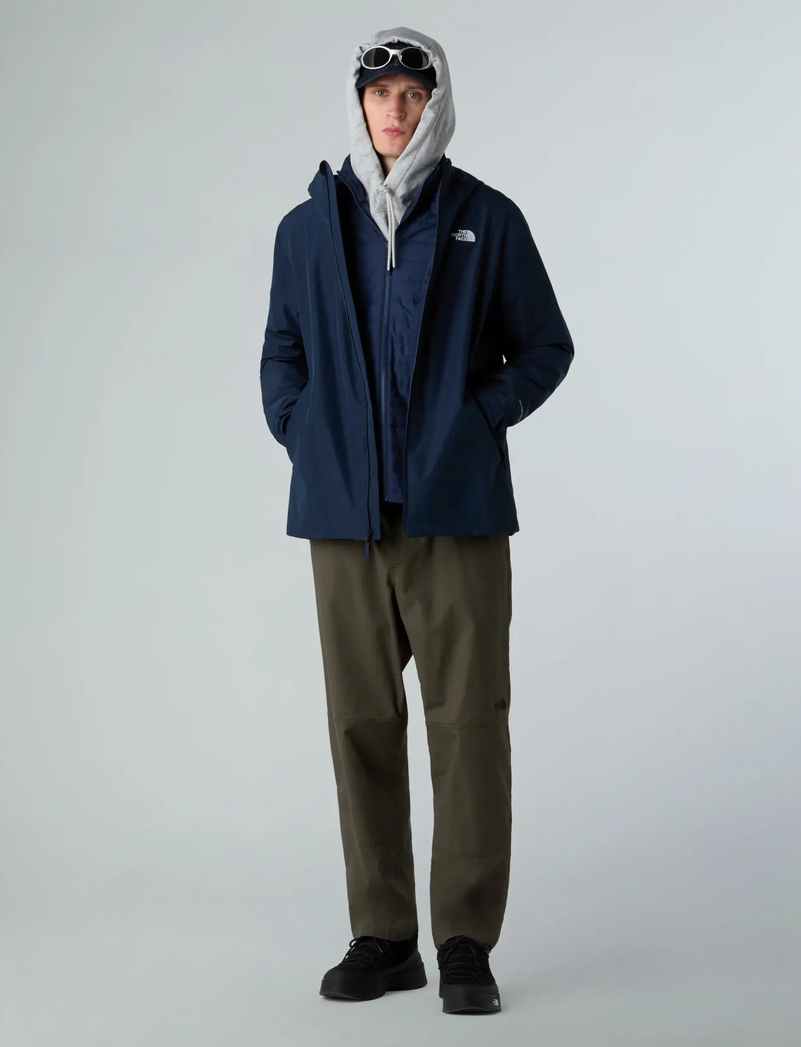 The North Face - M CARTO MONO TRICLIMATE HOODED JACKET - friluftsjakker - summit navy - 5