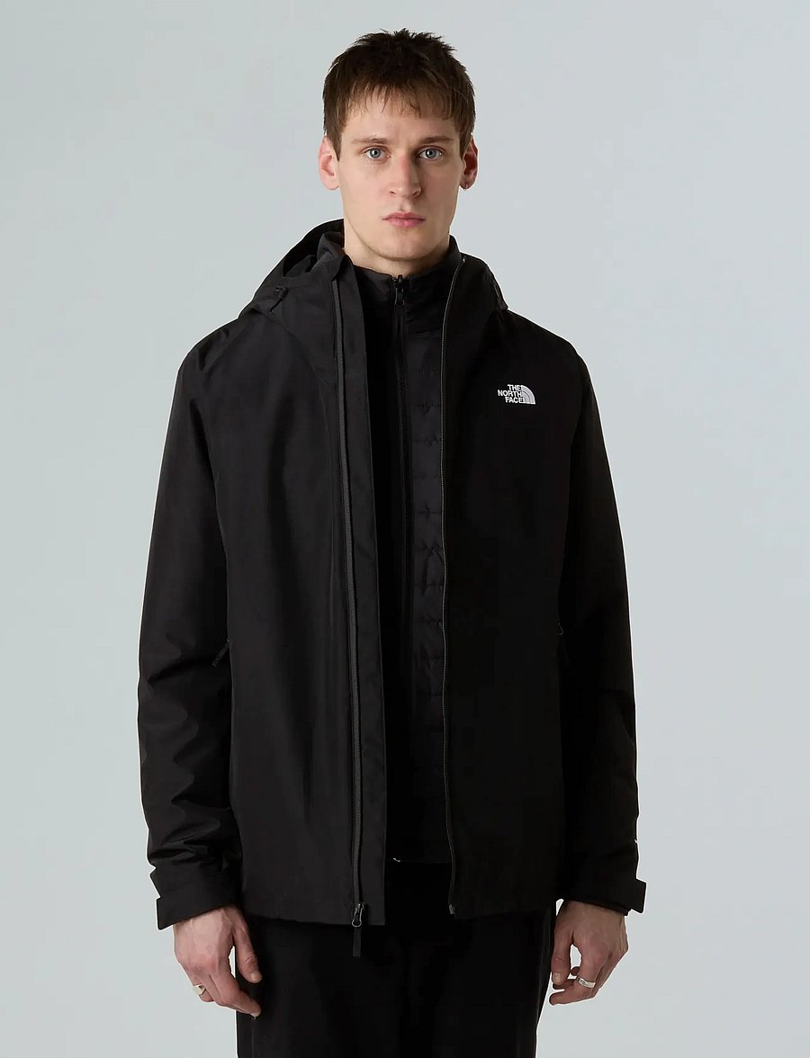 The North Face - M CARTO MONO TRICLIMATE HOODED JACKET - friluftsjakker - tnf black - 0