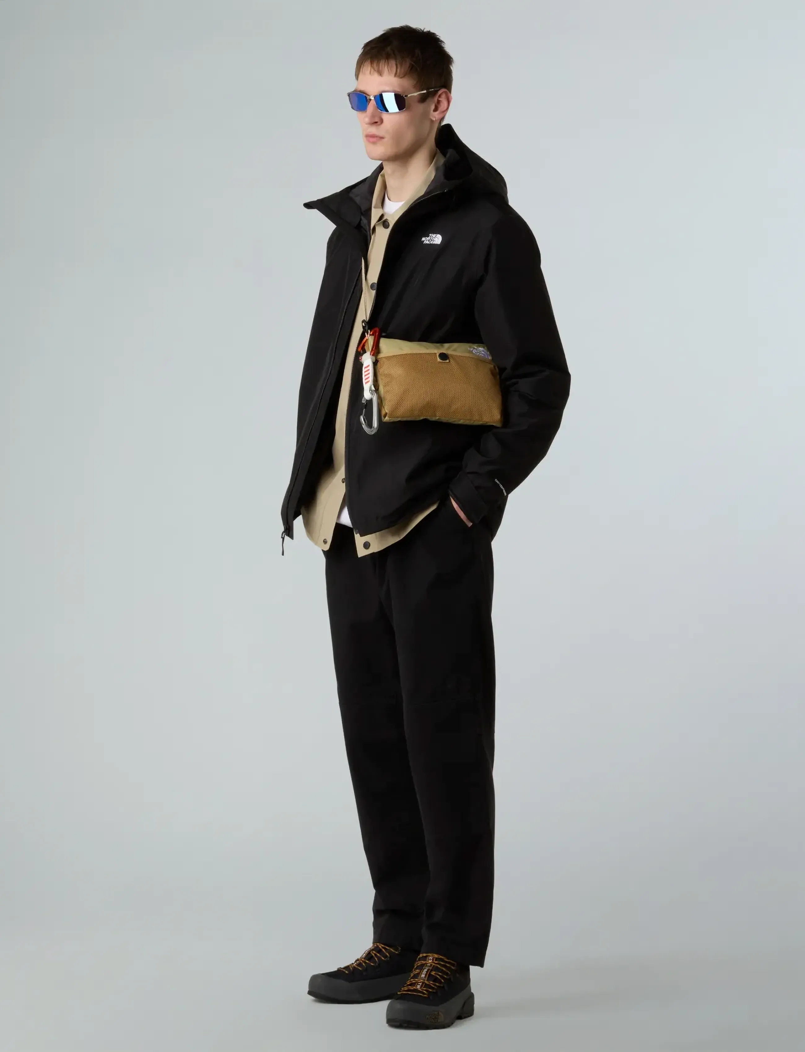 The North Face - M CARTO MONO TRICLIMATE HOODED JACKET - friluftsjakker - tnf black - 3