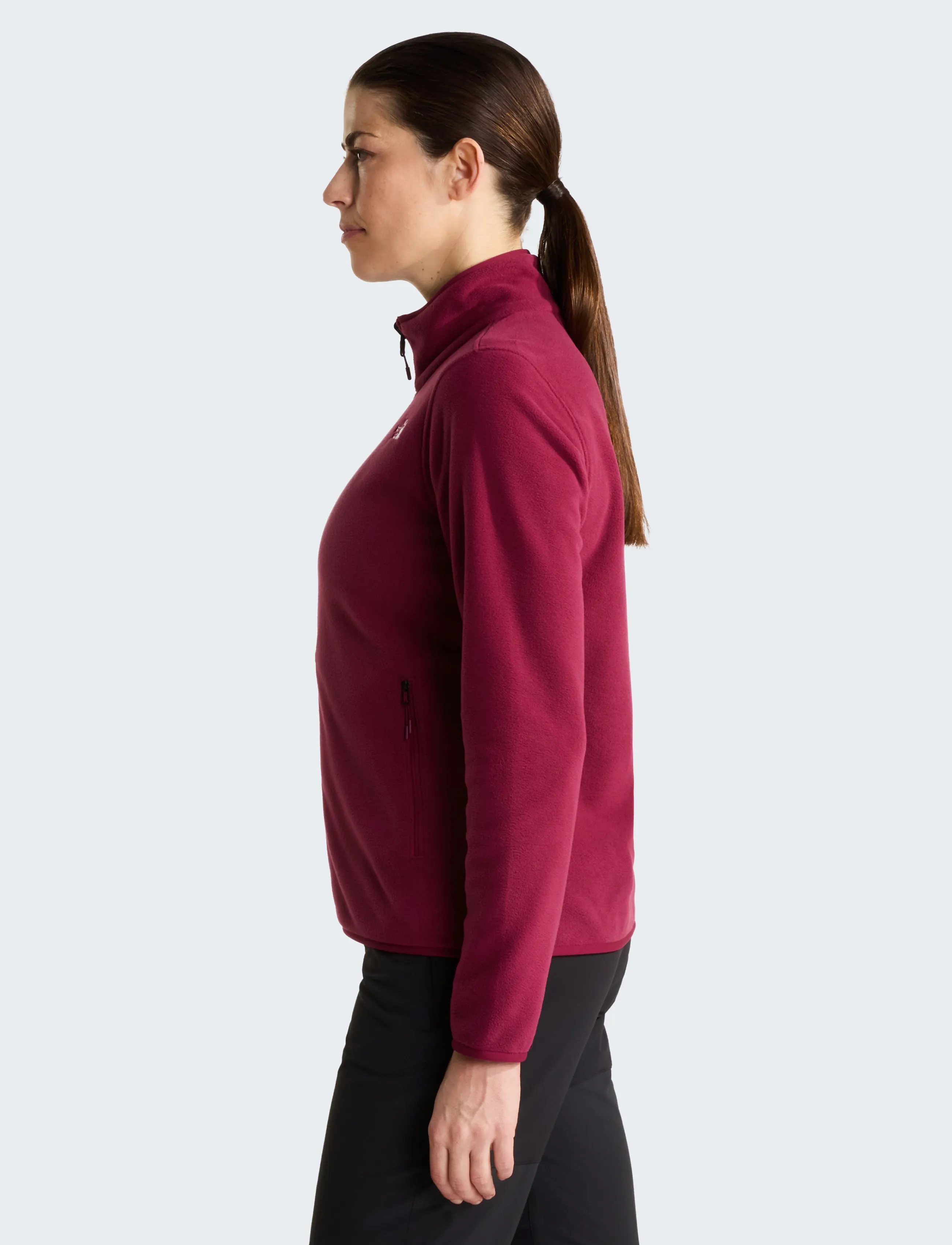 The North Face - W GLACIER FLEECE JACKET - Överdelar - burgundy crush - 4