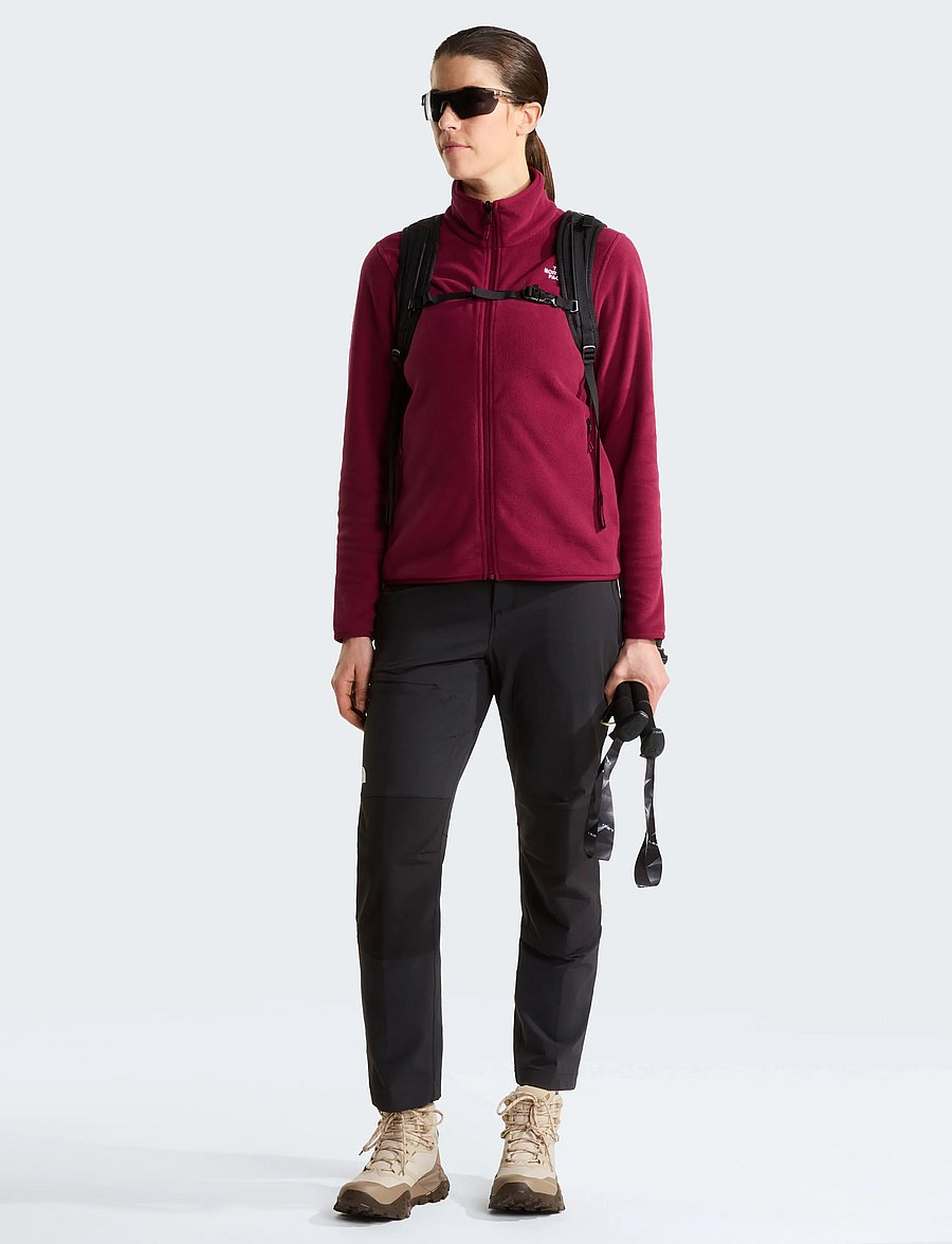 The North Face - W GLACIER FLEECE JACKET - Överdelar - burgundy crush - 5