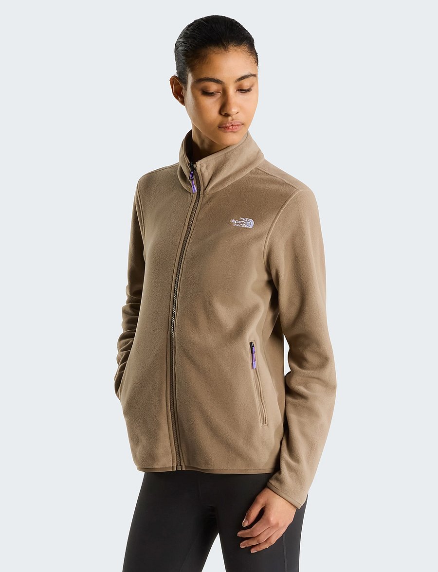 The North Face - W GLACIER FLEECE JACKET - Överdelar - garnet - 0