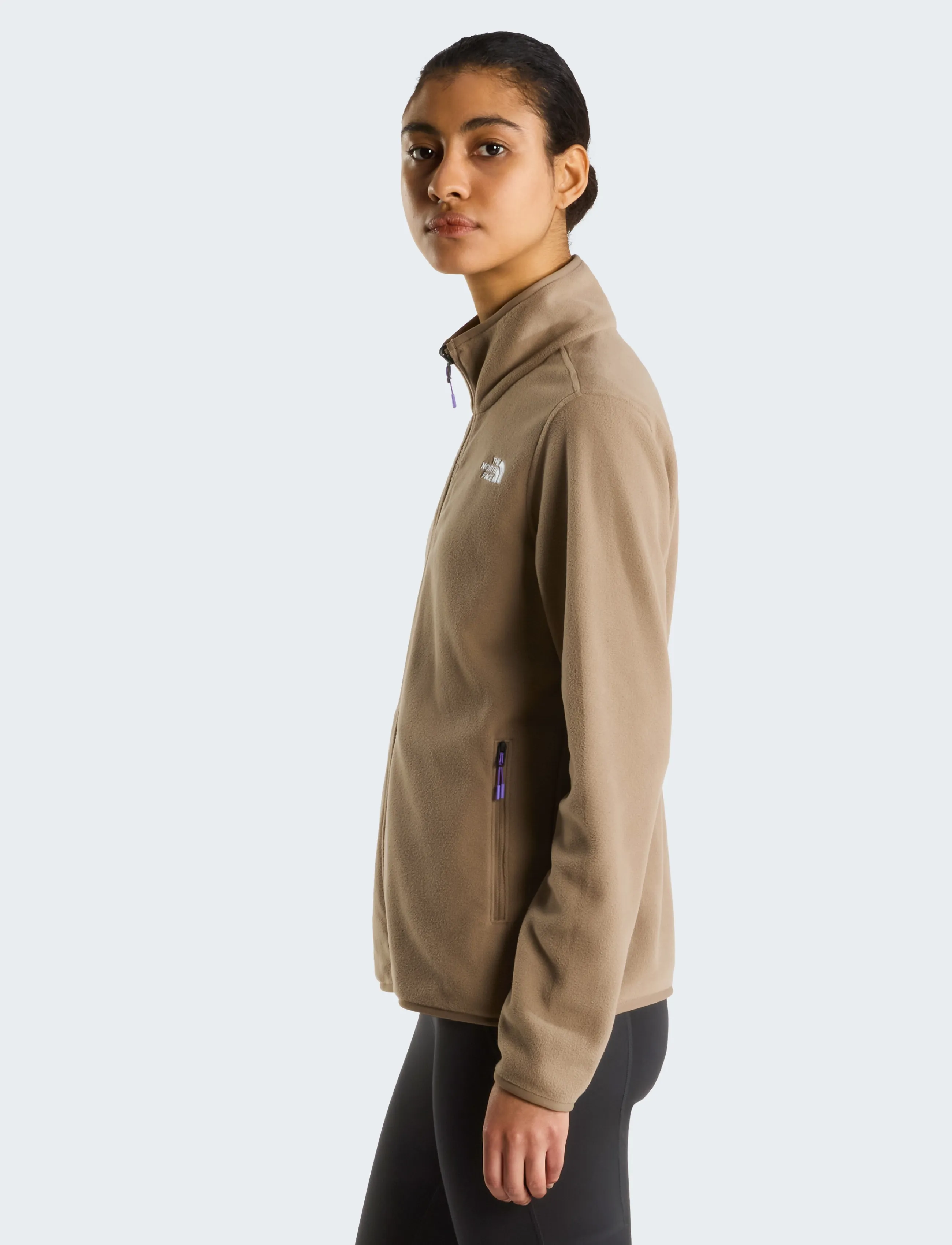 The North Face - W GLACIER FLEECE JACKET - Överdelar - garnet - 4