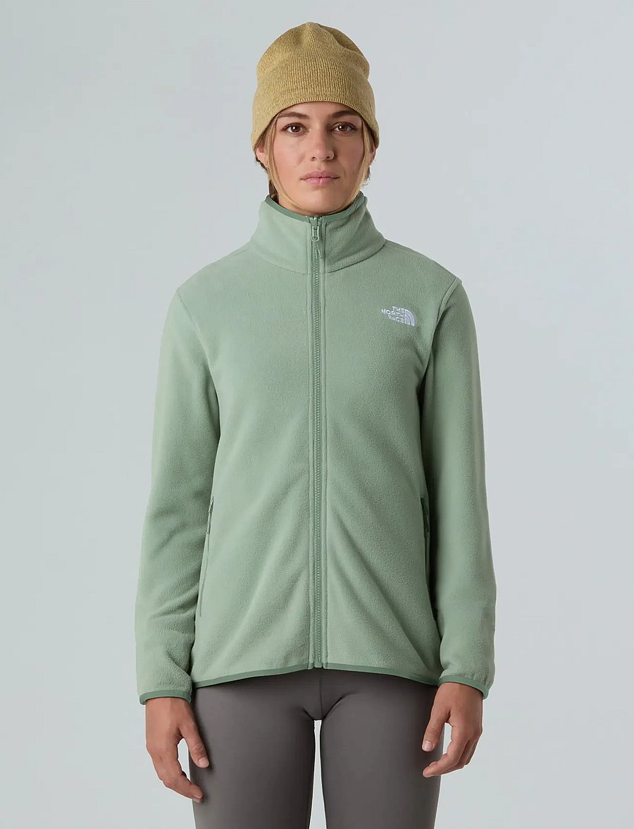 The North Face - W GLACIER FLEECE JACKET - yläosat - slate moss - 0