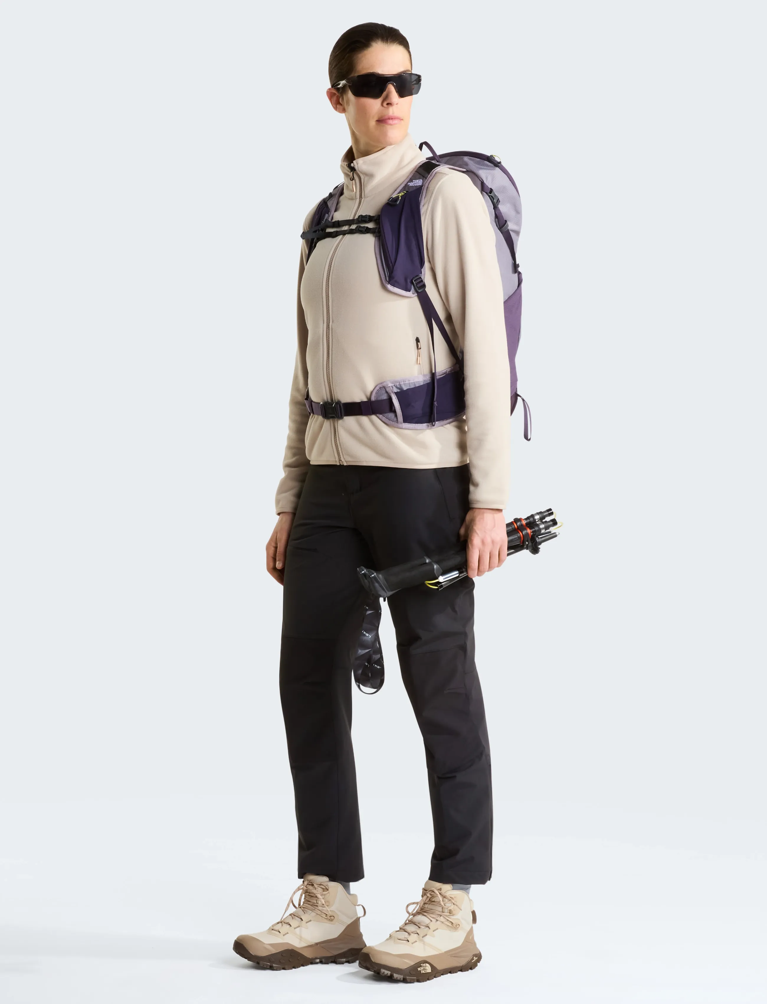 The North Face - W GLACIER FLEECE JACKET - Överdelar - timeless taupe - 5