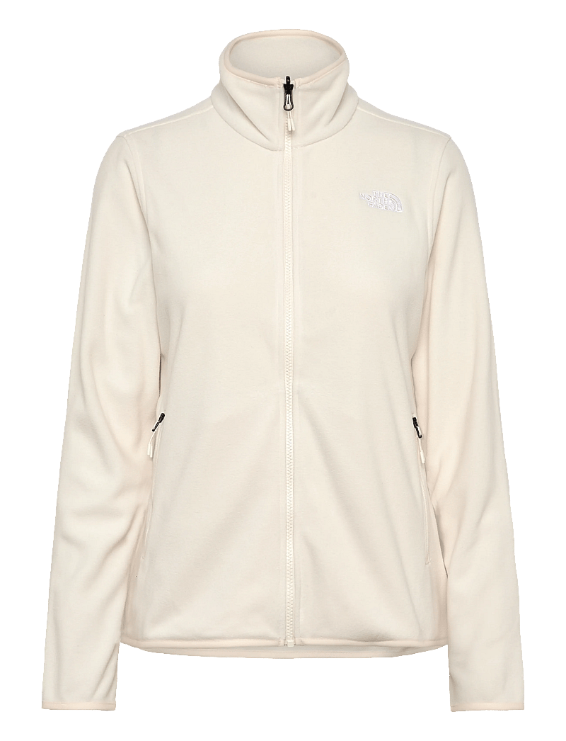 The North Face - W GLACIER FLEECE JACKET - augšējais apģērbs - white dune - 1