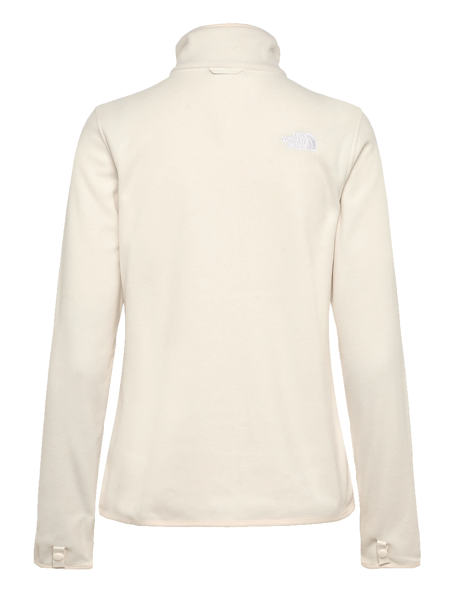The North Face - W GLACIER FLEECE JACKET - Överdelar - white dune - 2