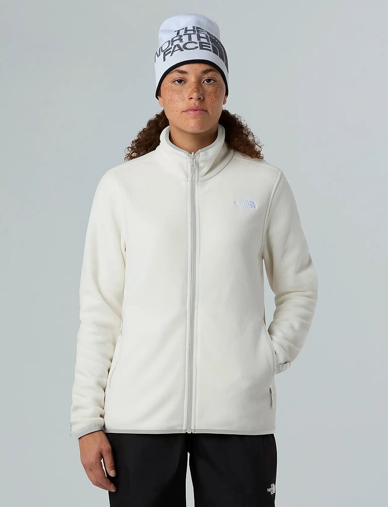 The North Face - W GLACIER FLEECE JACKET - augšējais apģērbs - white dune - 0