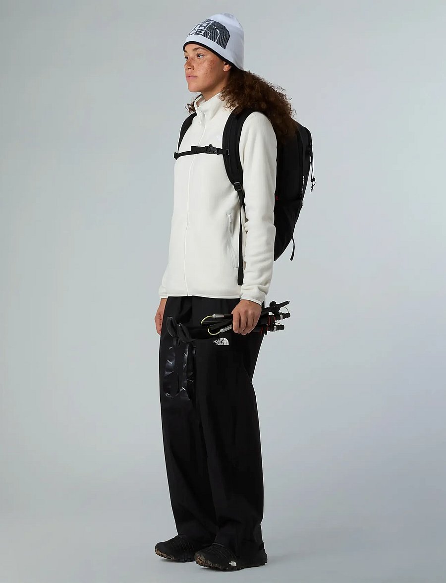 The North Face - W GLACIER FLEECE JACKET - Överdelar - white dune - 3