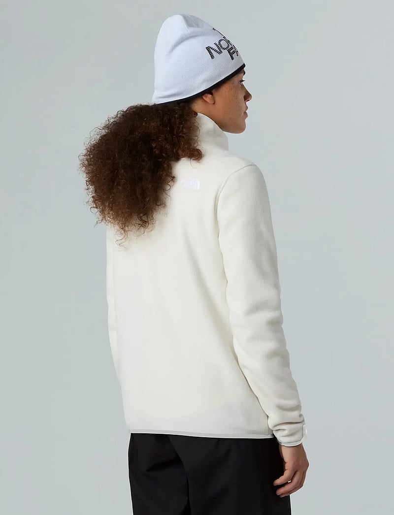 The North Face - W GLACIER FLEECE JACKET - augšējais apģērbs - white dune - 4